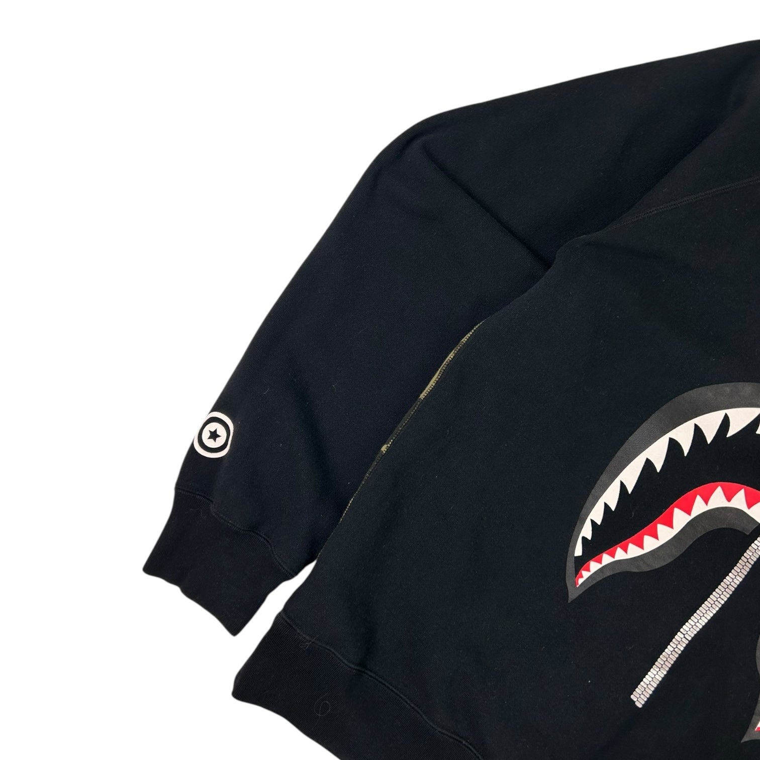 Bape WGM Shark Crewneck Black