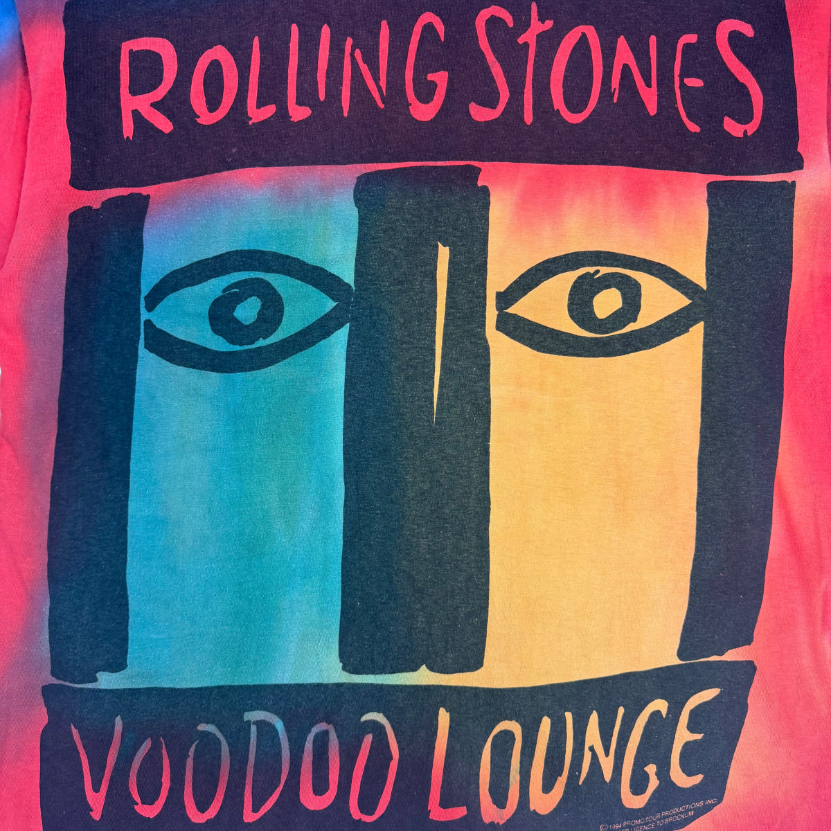1994 The Rolling Stones Voodoo Lounge Tee Tie Dye