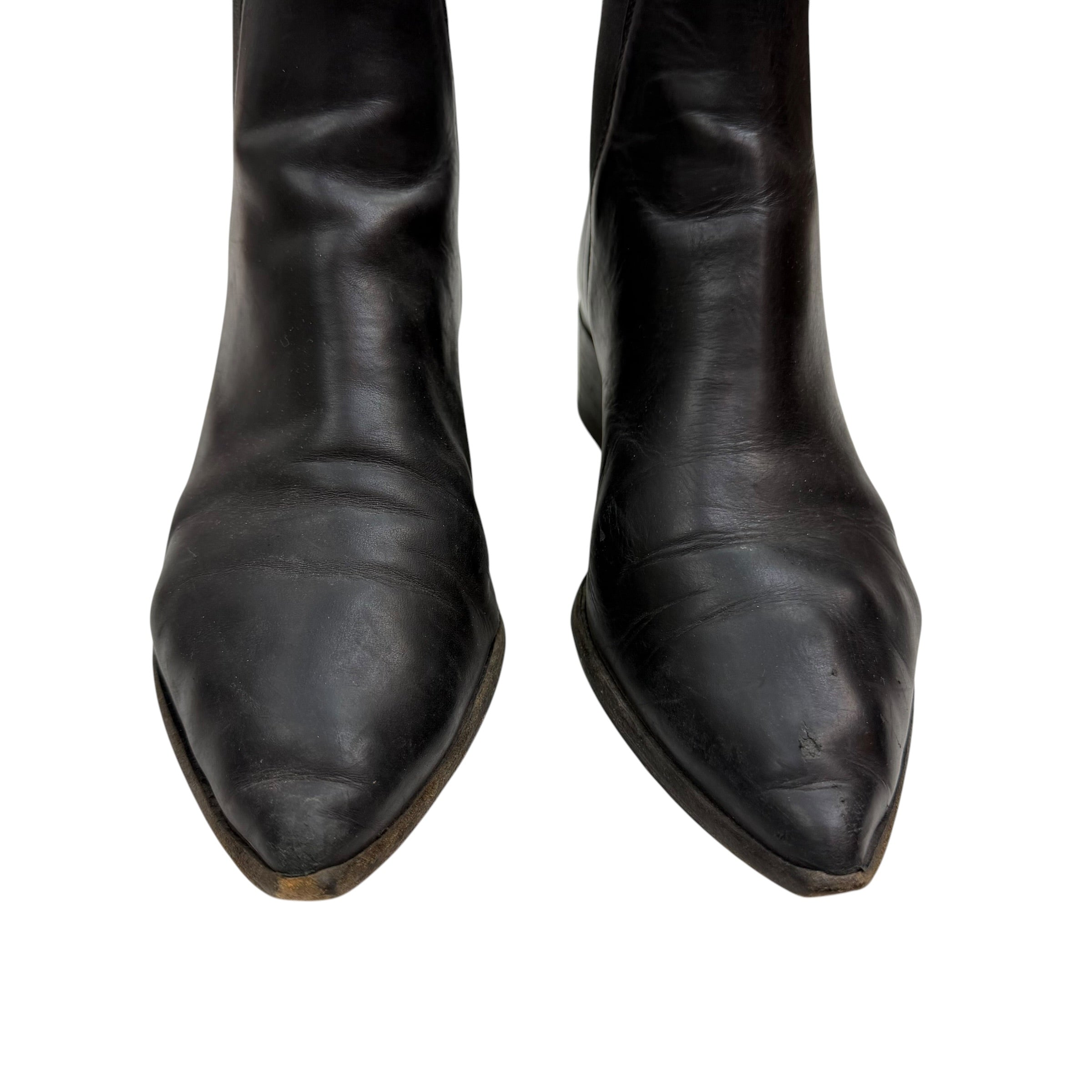 (W) Acne Studios Leather Jensen Boots Black (Used)