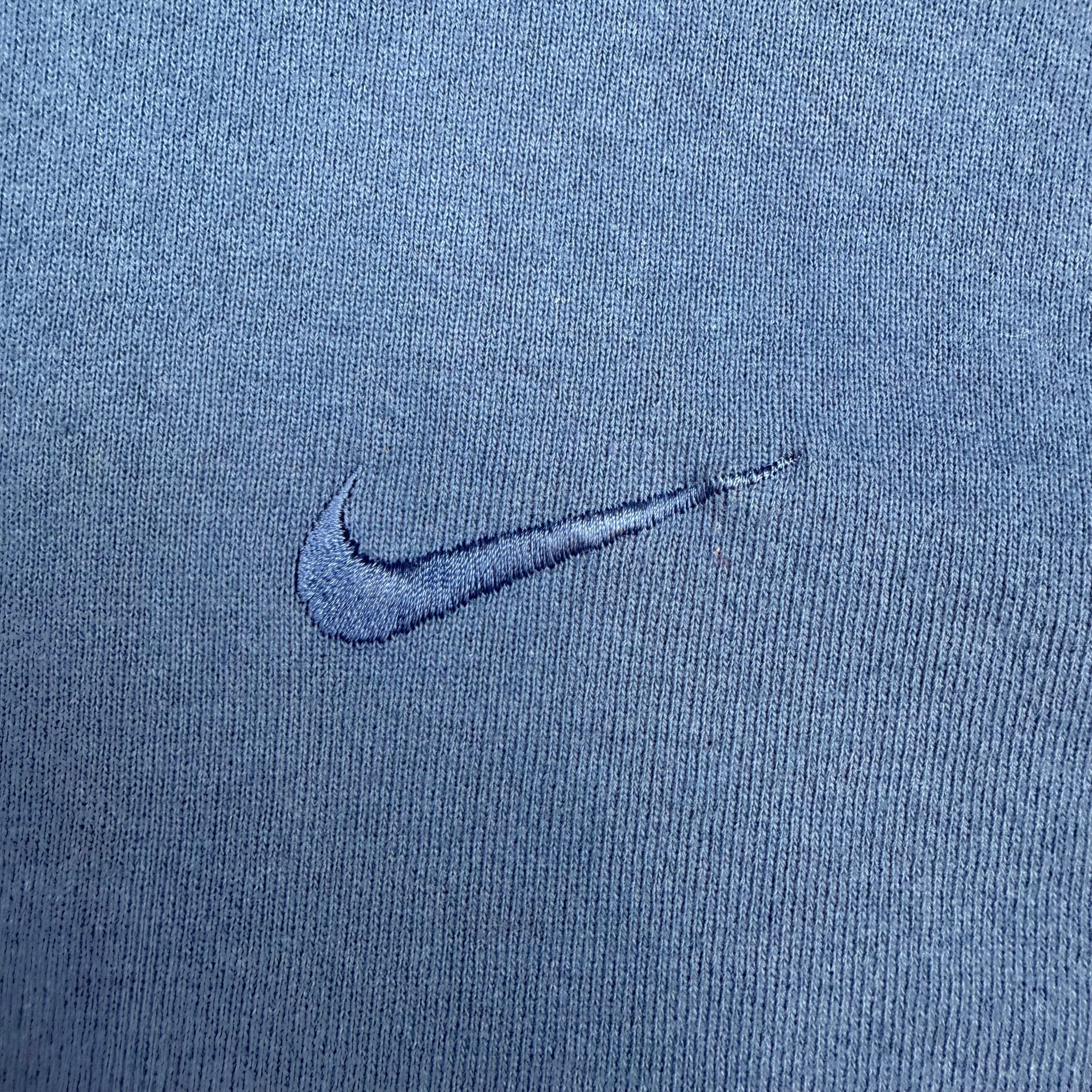Vintage Nike Swoosh Hoodie Royal Blue