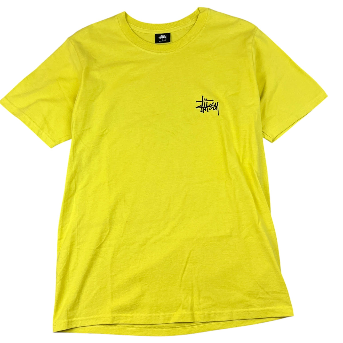 Stussy Basic T-Shirt Lemon Black