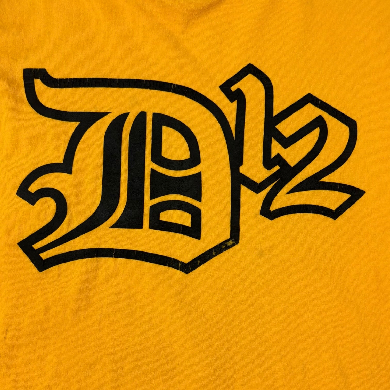 Vintage D12 Shady Records T-Shirt Yellow