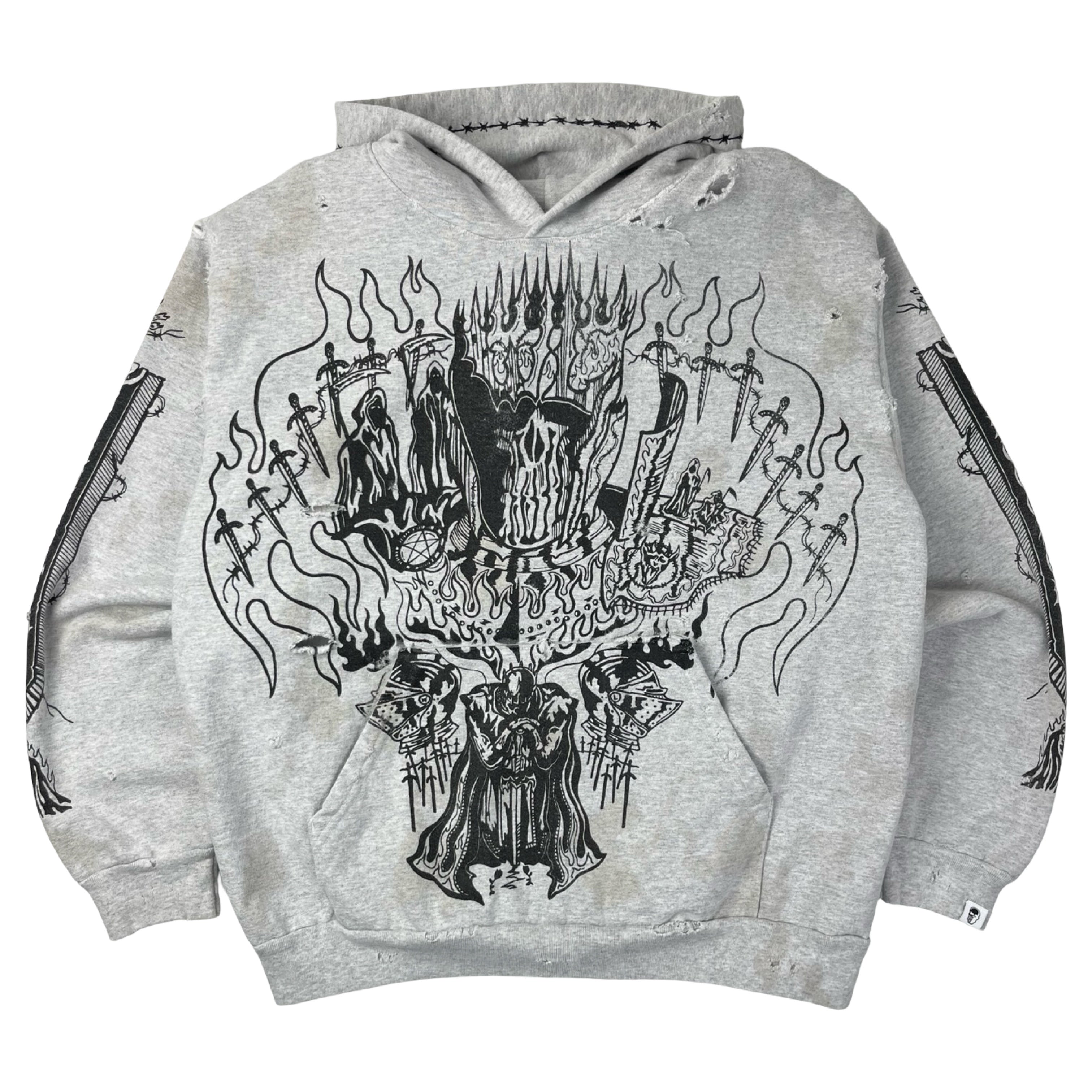 Warren Lotas Struggler Distressed Hoodie
