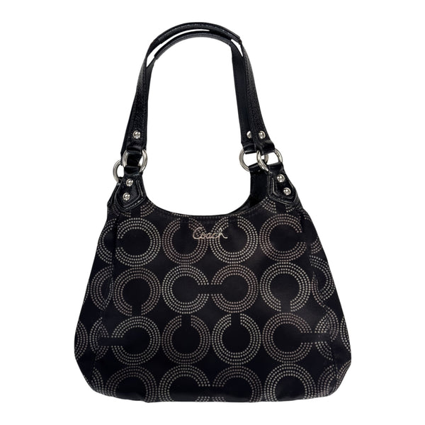 (W) Coach Ashley Hobo Shoulder Bag Black