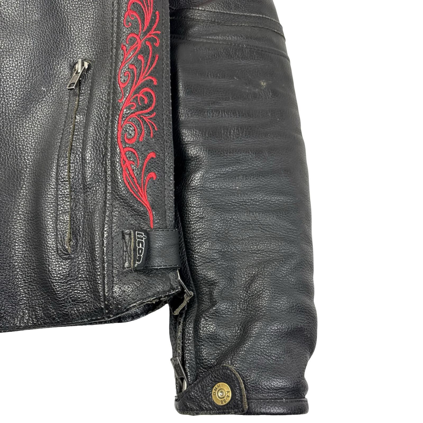 Vintage Icon Moto South Dakota Leather Biker Jacket