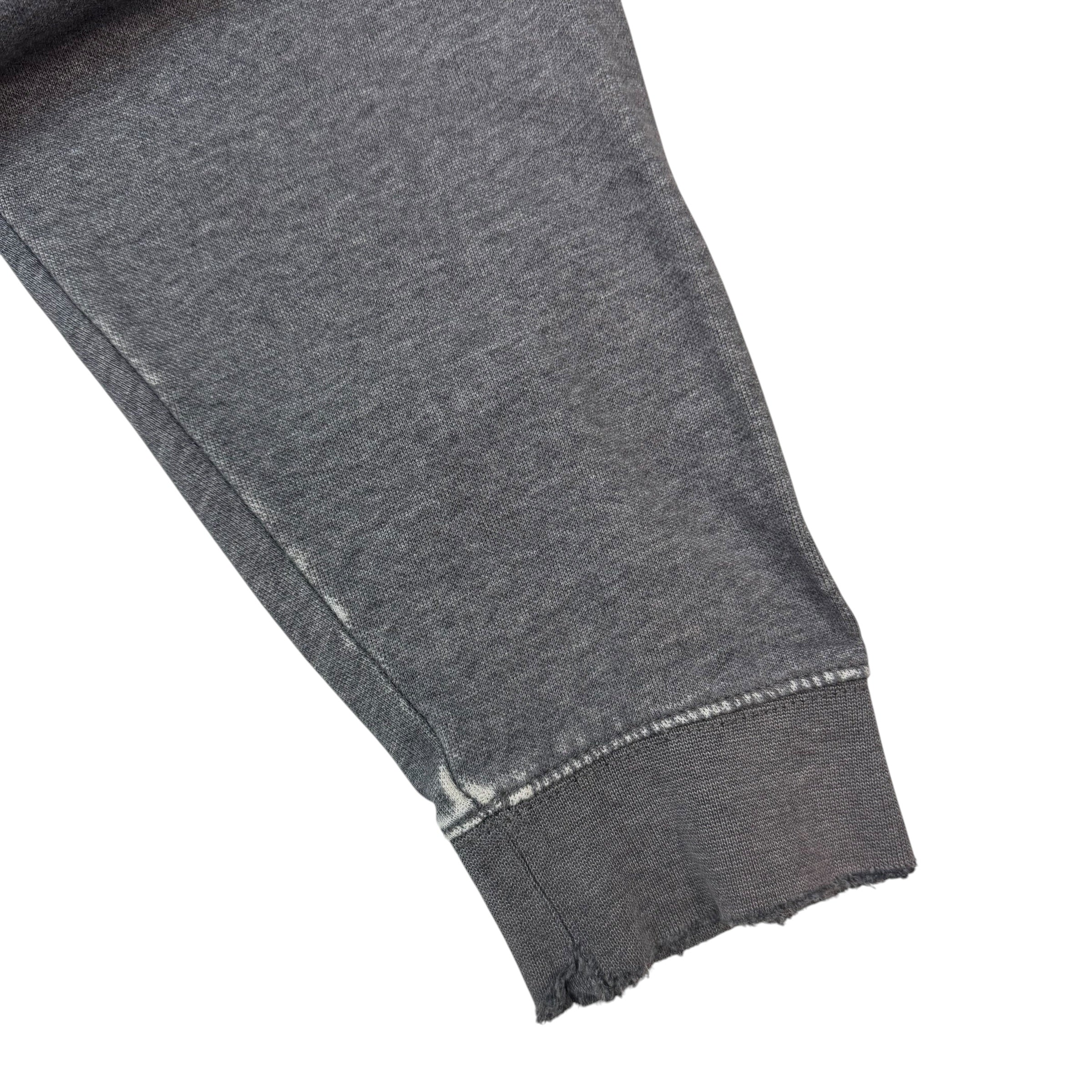 Vintage Nike Mini Swoosh Hoodie Grey