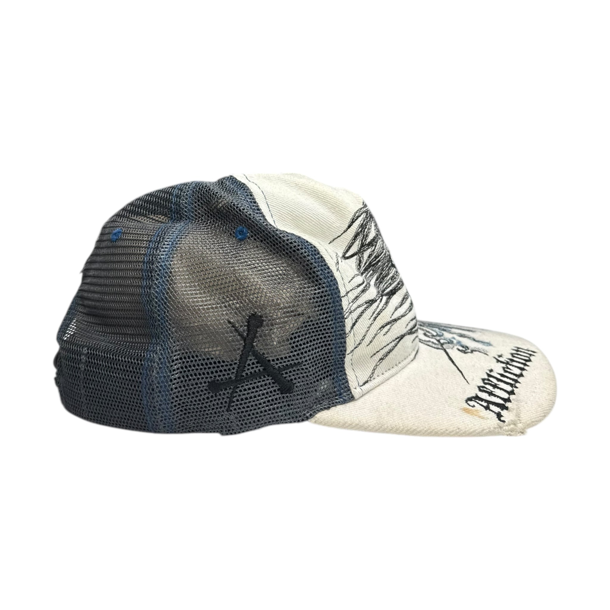 Vintage Y2K Affliction Skull Surf Hat