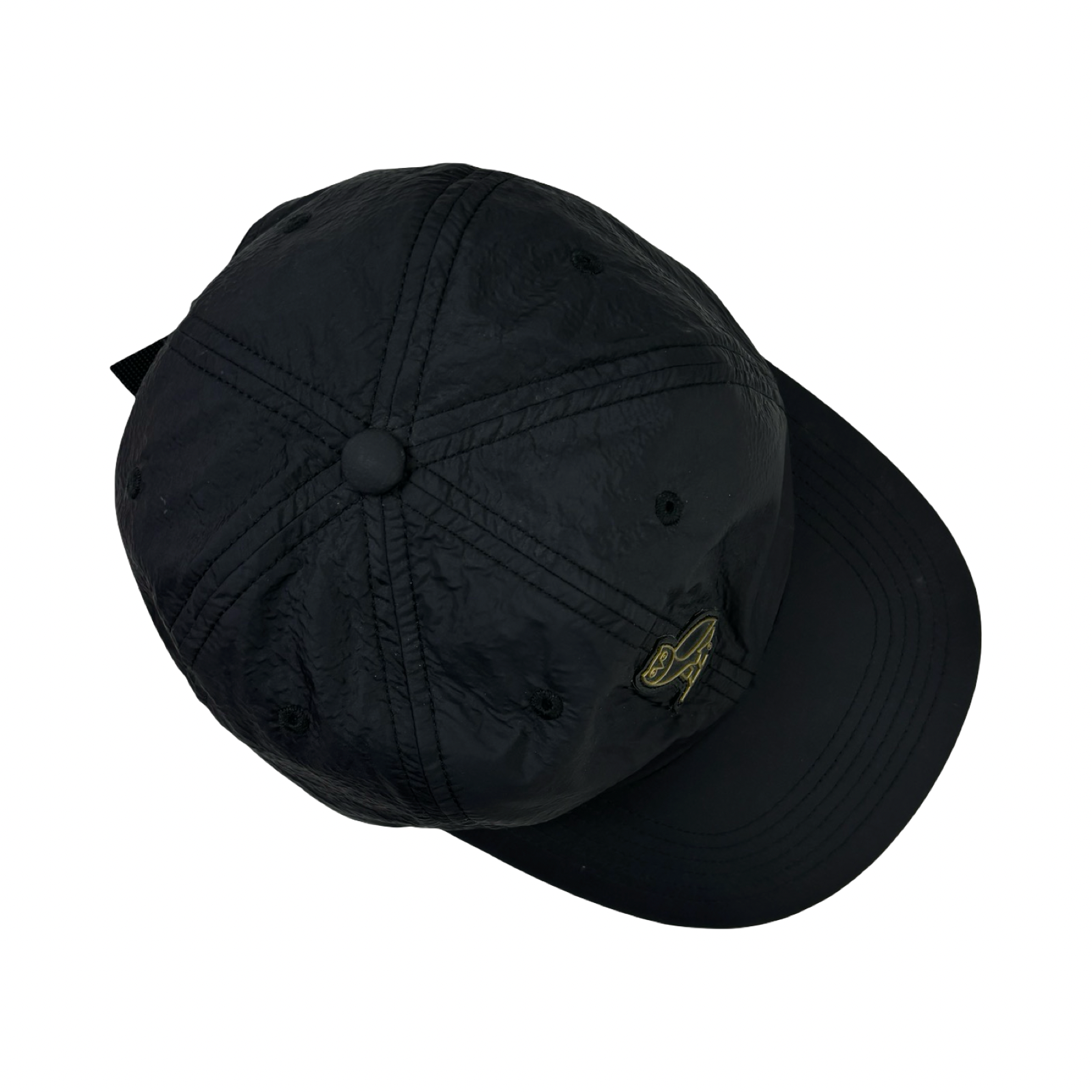 OVO Owl Nylon StrapBack Hat Black