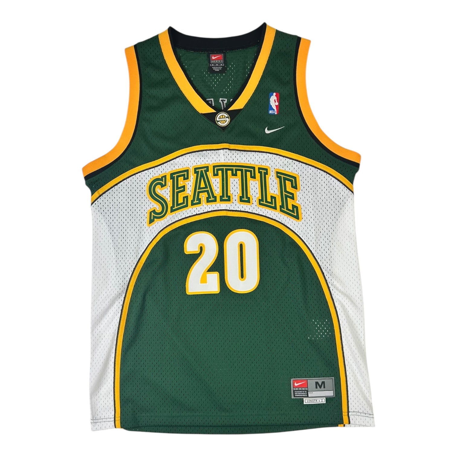 Vintage Seattle SuperSonics Gary Payton Away Jersey