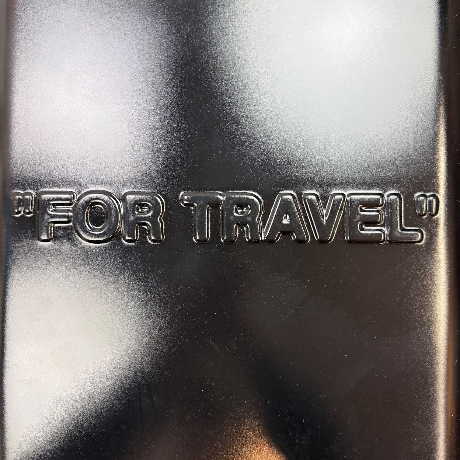 OFF-WHITE Arrow-Detail Trolley Suitcase Luggage Matte Black