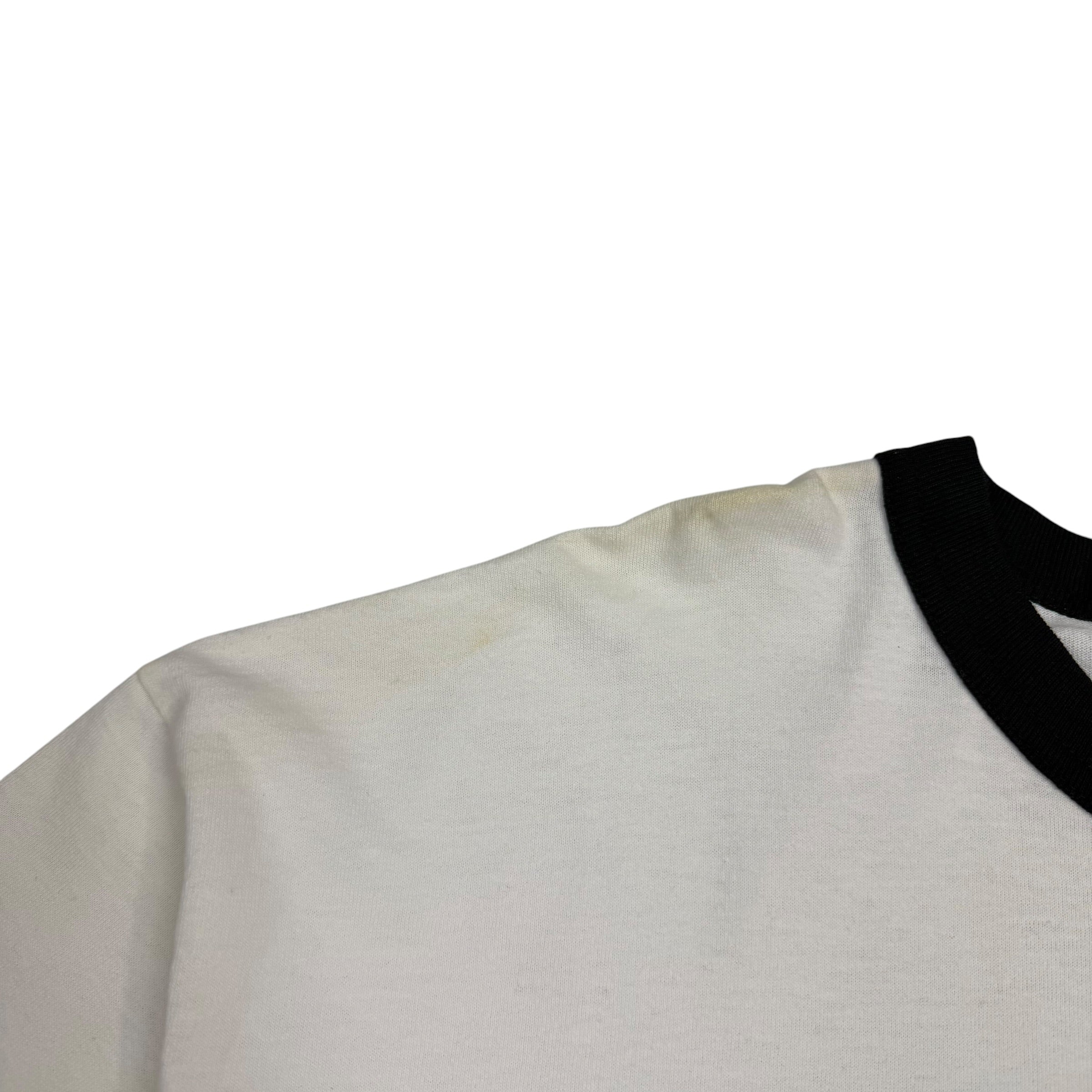 Vintage 1990s Rage Against The Machine Wrecking Ball Ringer Tee White