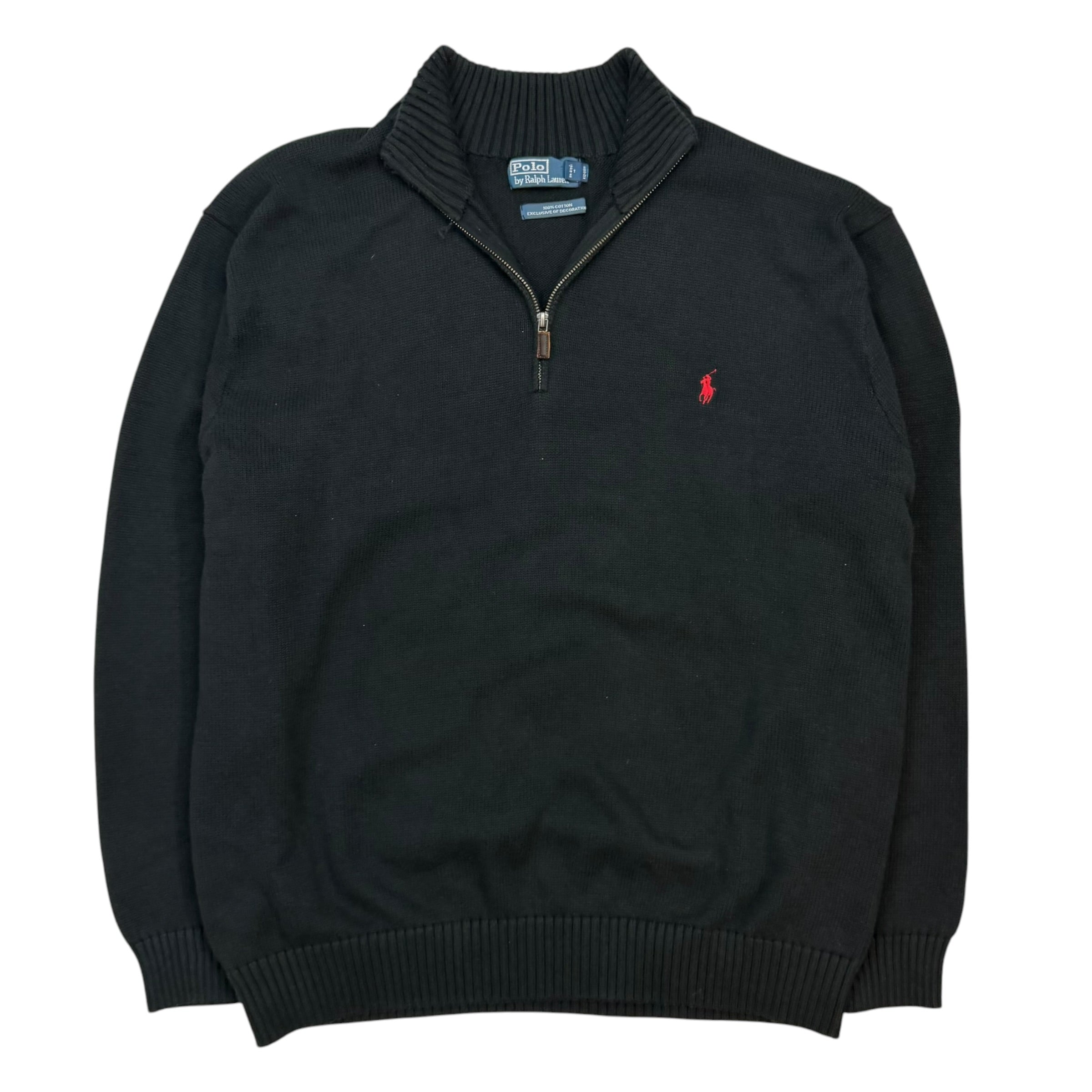 Vintage Polo Ralph Lauren Quarter Zip Black