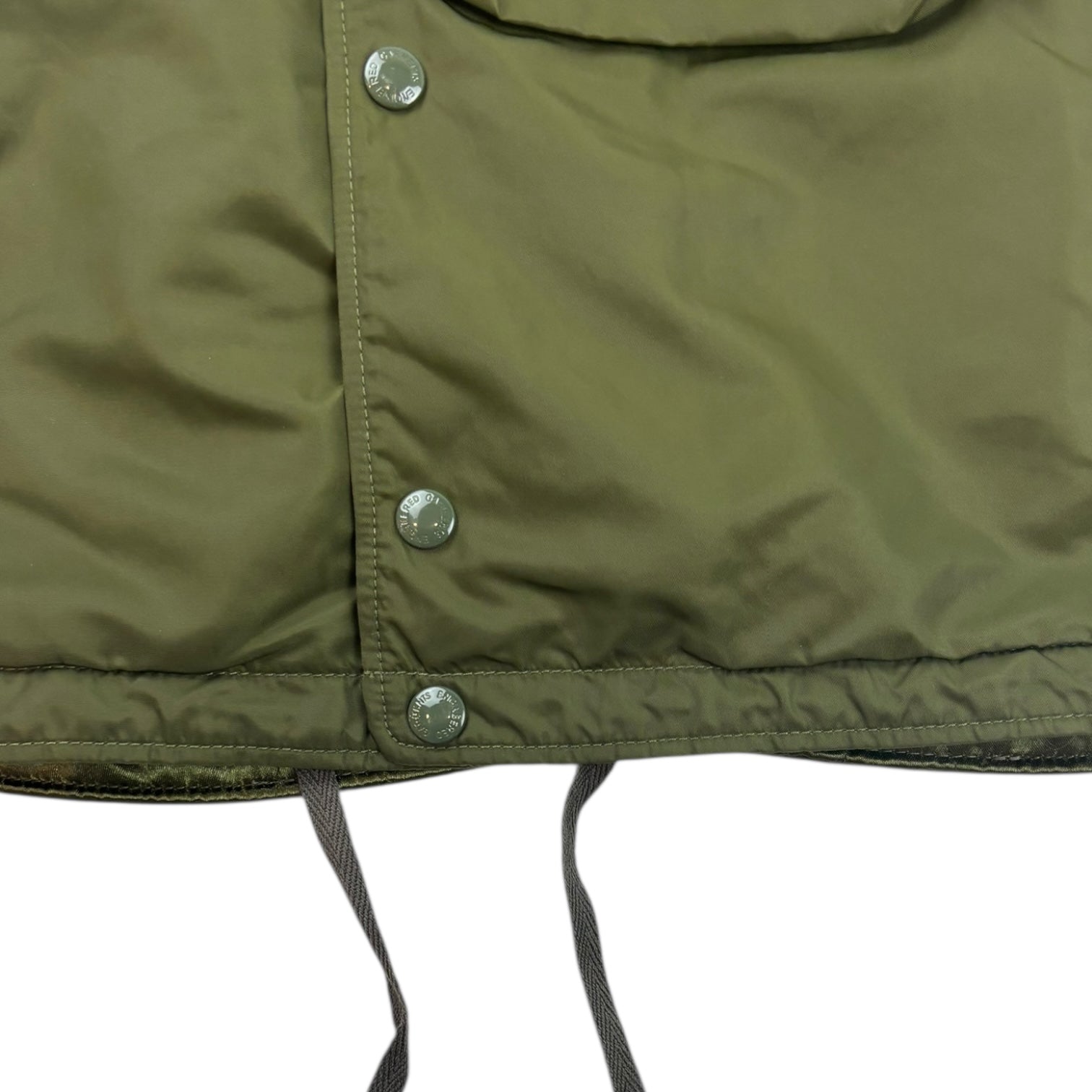 Engineered Garments Ripstop Cover Vest Olive Green