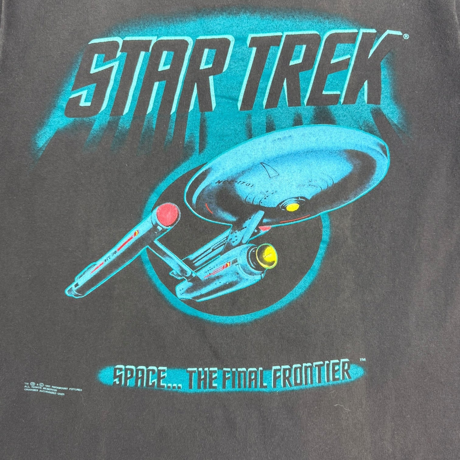 1992 Star Trek ‘Space… The Final Frontier’ Tee Faded Black