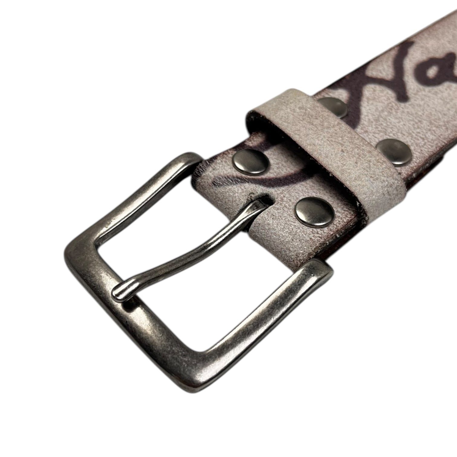 Vintage Y2K Ed Hardy Spellout/Skull Belt