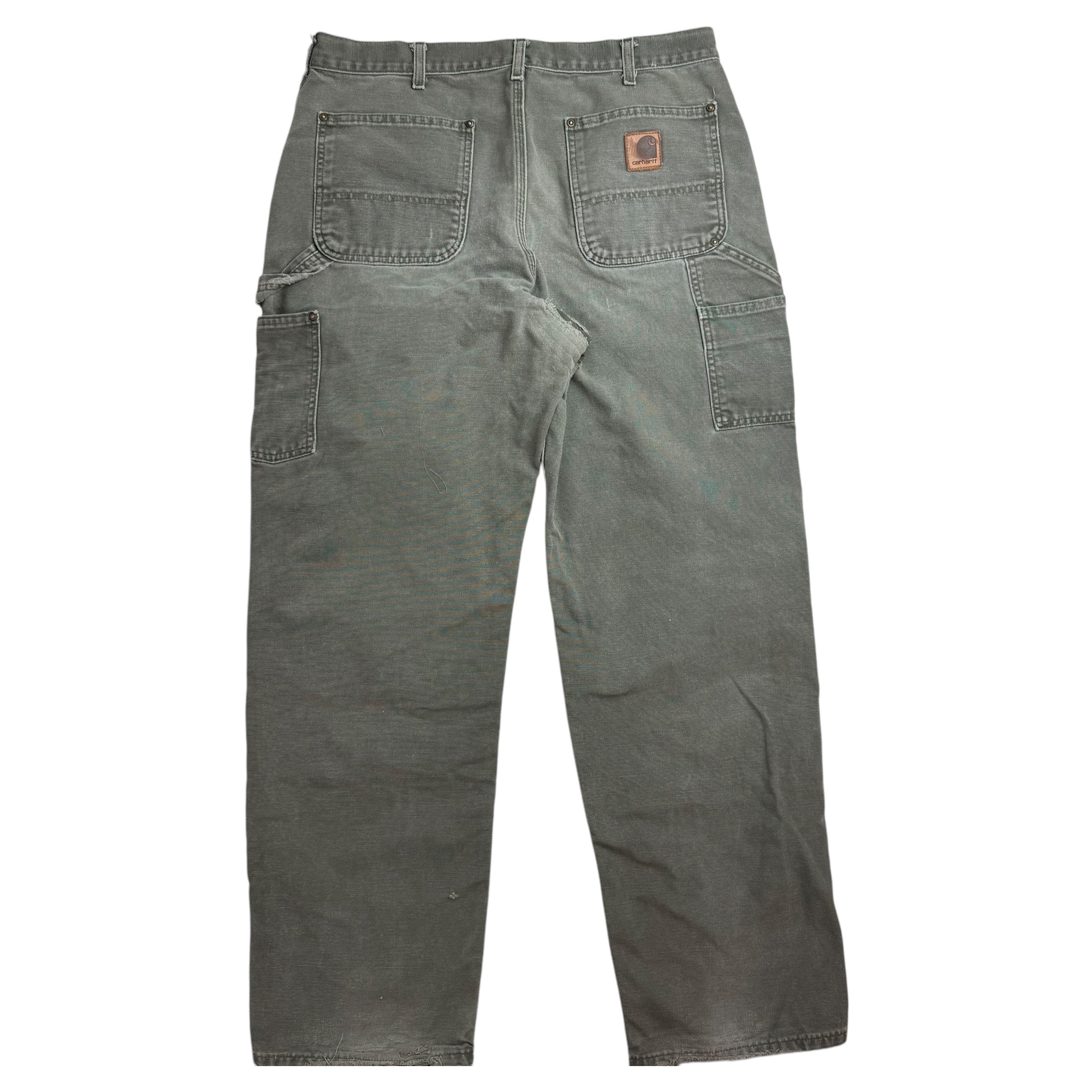 Vintage Carhartt Double Knee Pants Green