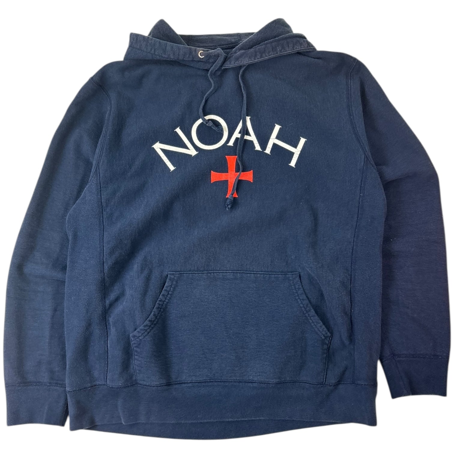 Noah Core Logo Hoodie Navy