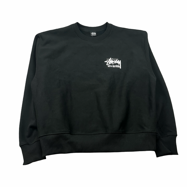Stussy Stock Vancouver Crewneck Sweatshirt Black
