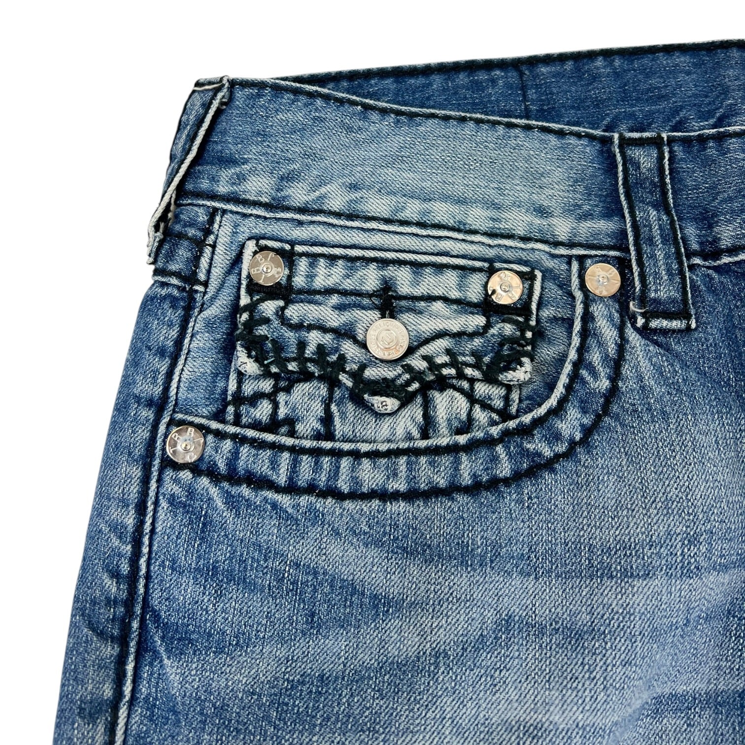 Vintage True Religion Ricky Straight Denim Jeans