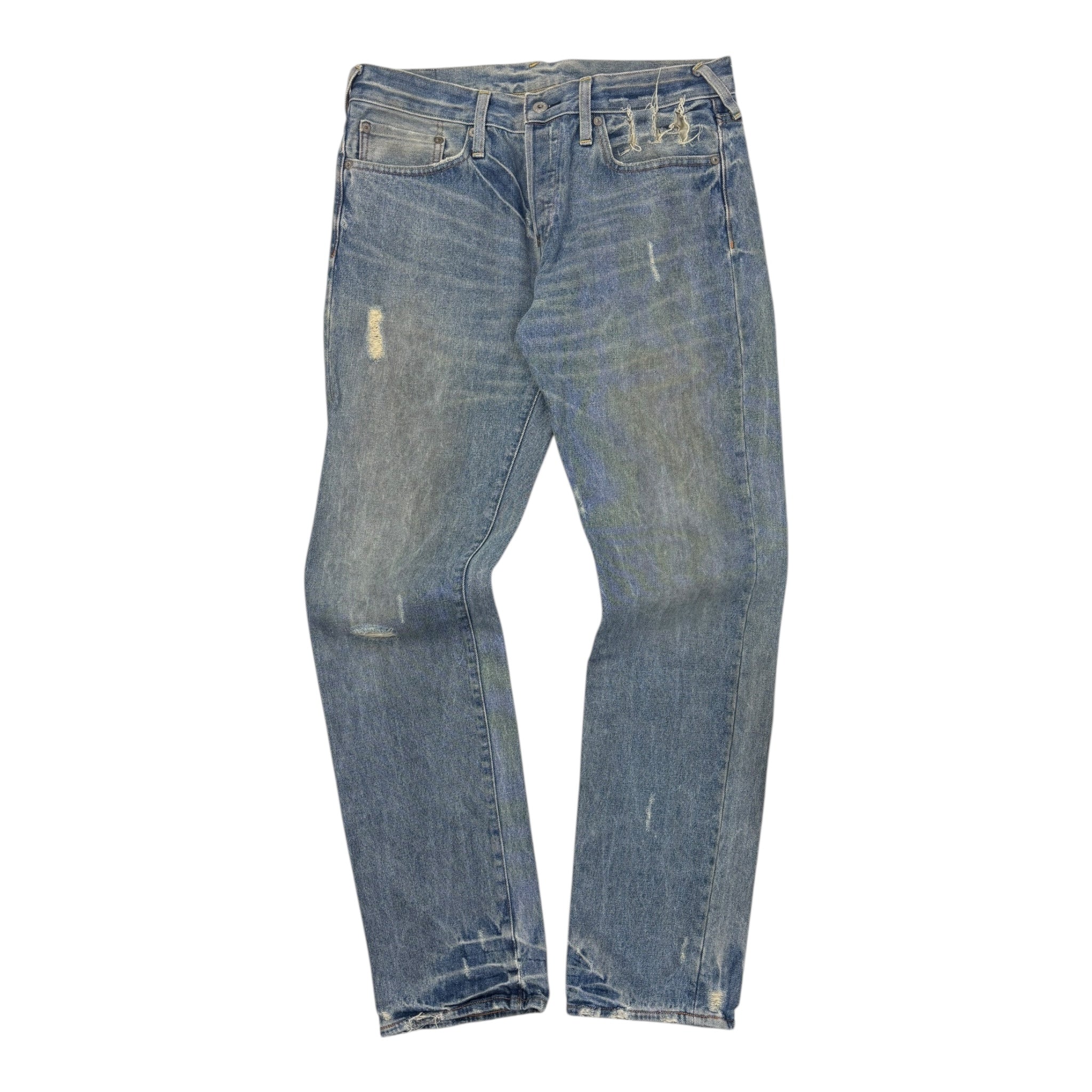 Evisu Genes Straight Cut Light Wash Denim