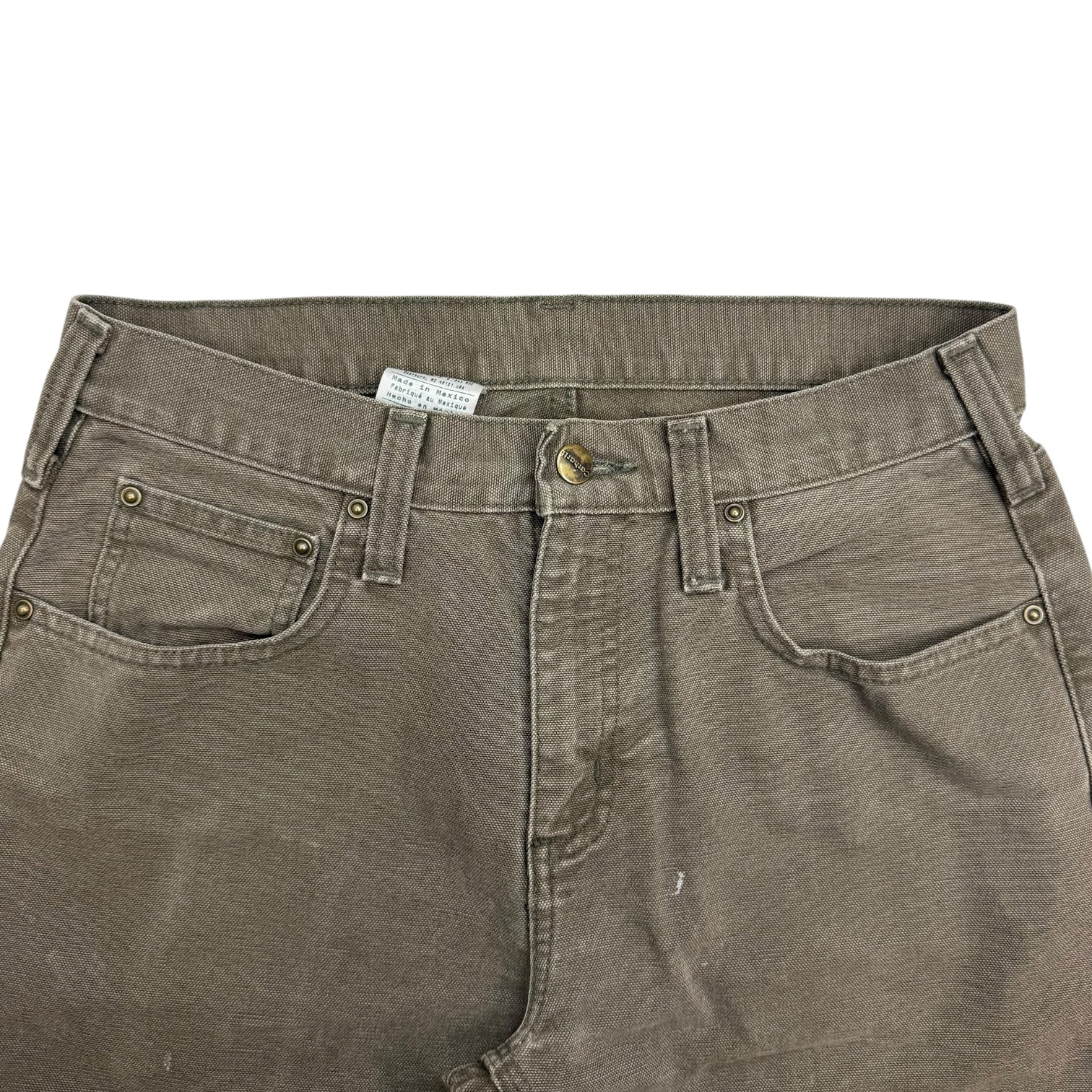 Vintage Carhartt Dungaree Pants Brown