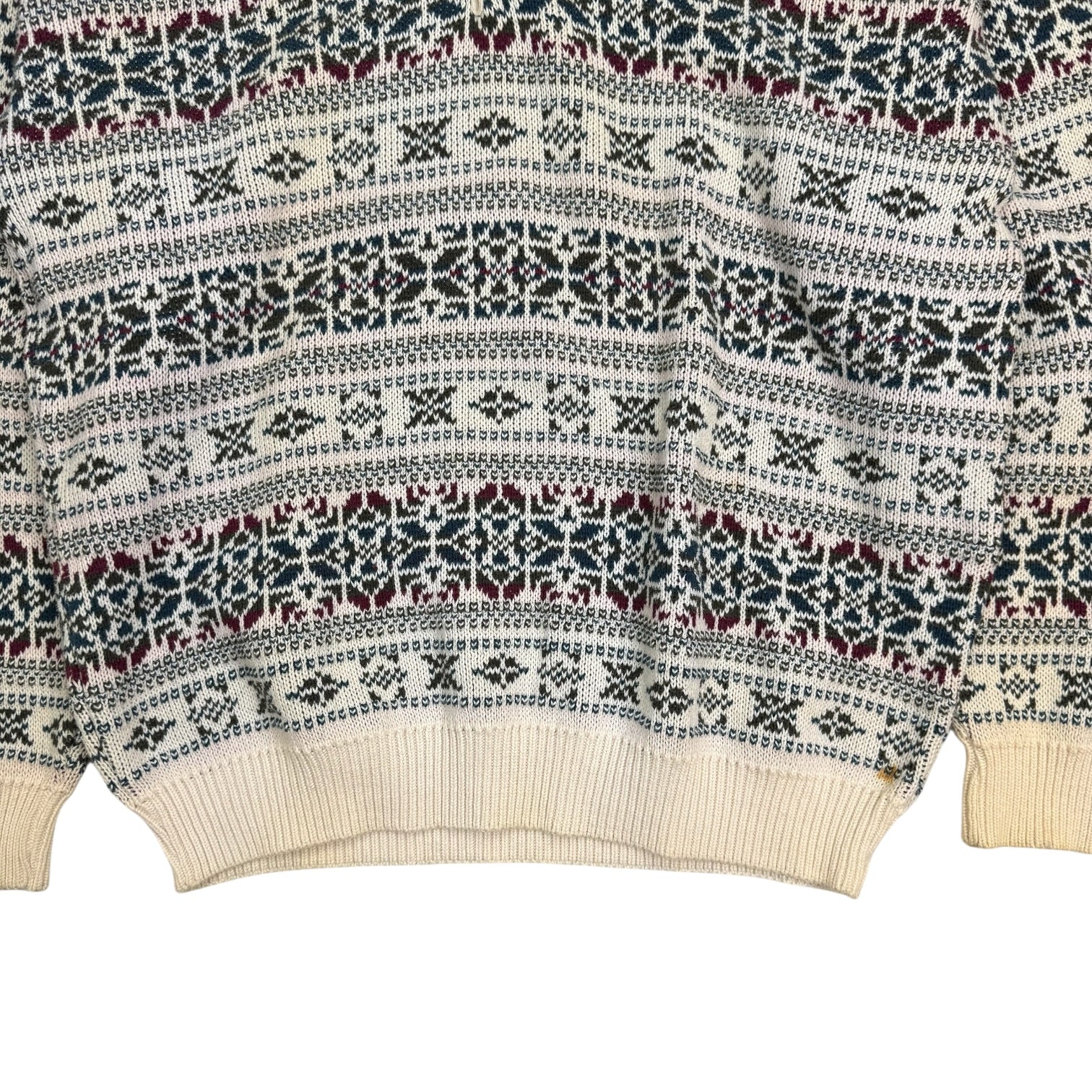Vintage Knit Collared Knit Sweater
