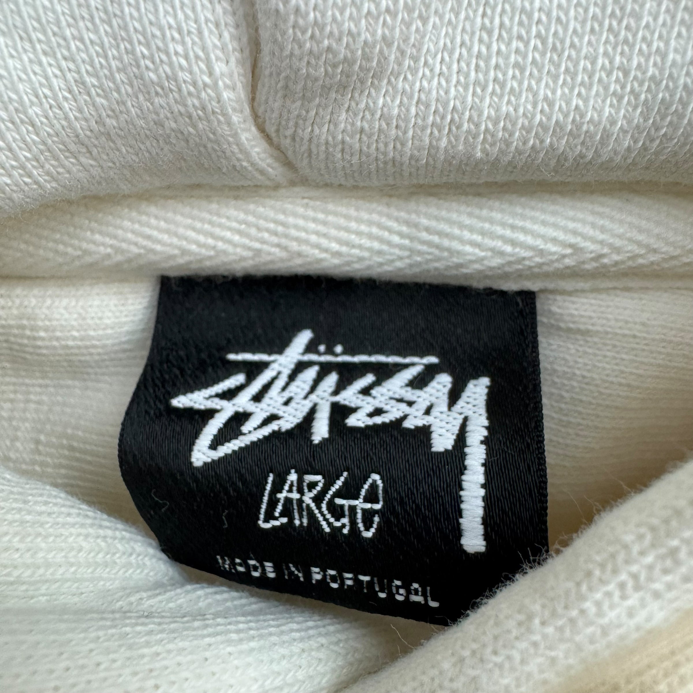 Stussy Smooth Stock Hoodie Pigment Dyed White