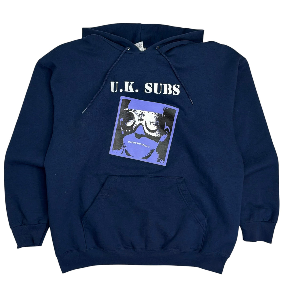 Vintage U.K. Subs Another Kind Of Blues Hoodie Navy
