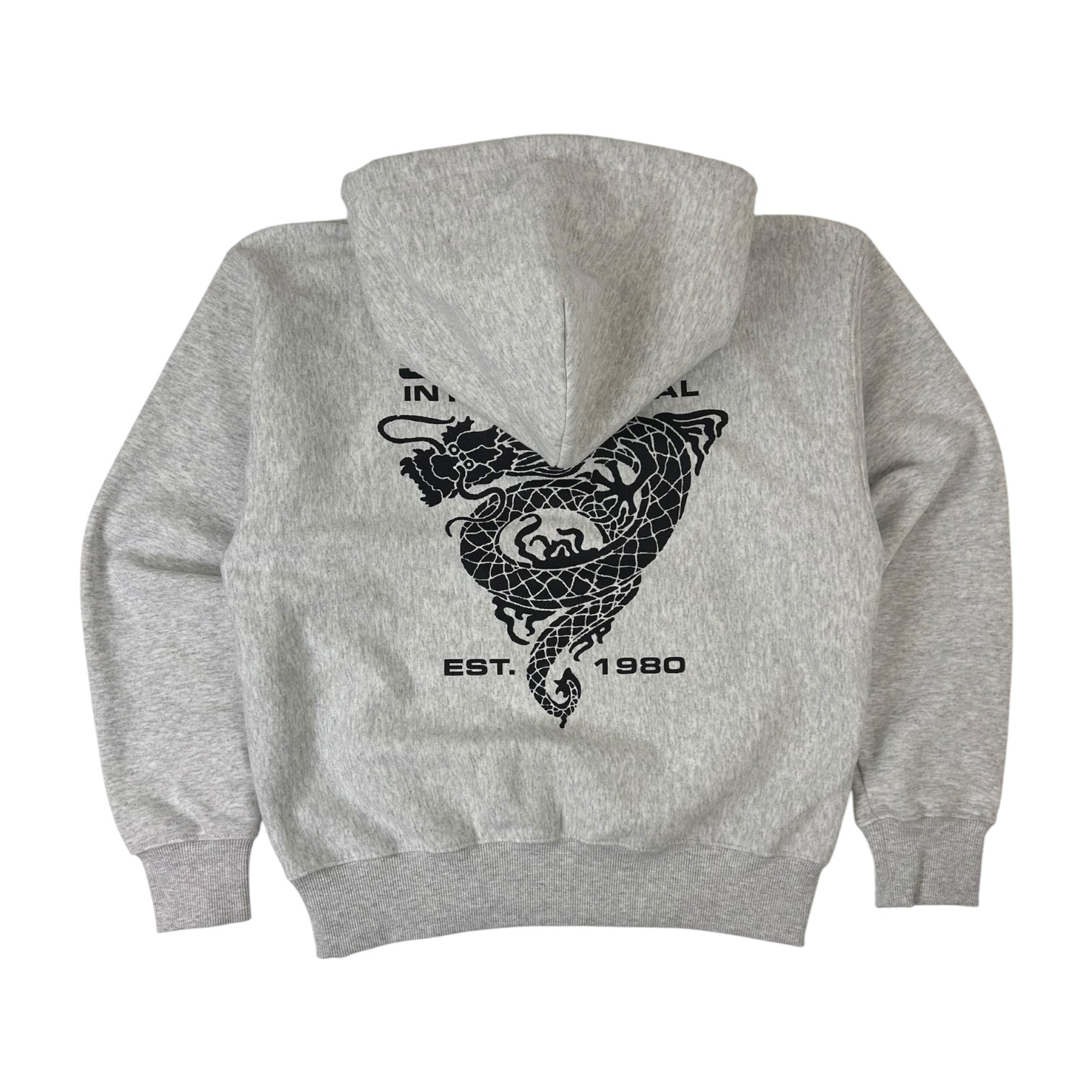 Stussy Dragon Hoodie Ash Heather