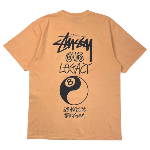 Stussy Our Legacy Work Shop 8 Ball Yin Yang Pigment Dyed Tee