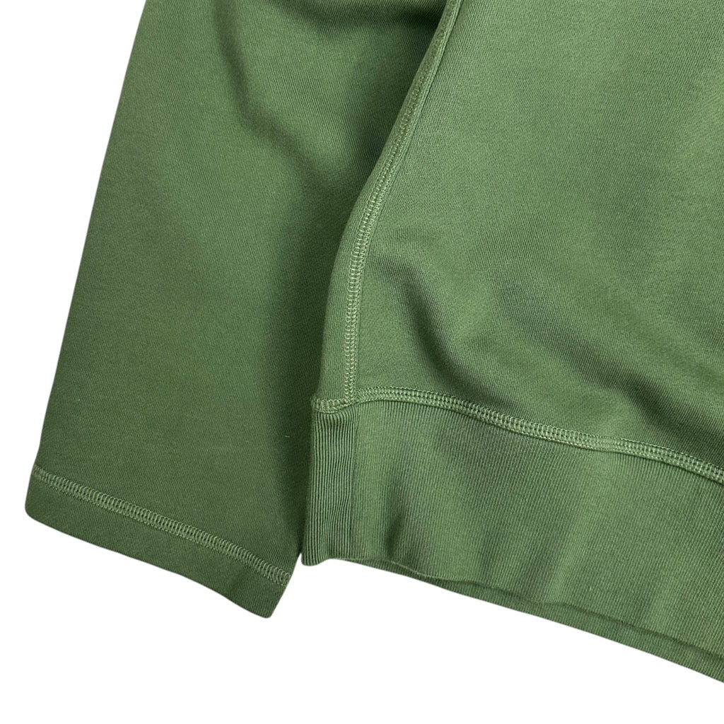 Ambush Green Raw Edge Sweatshirt Crewneck