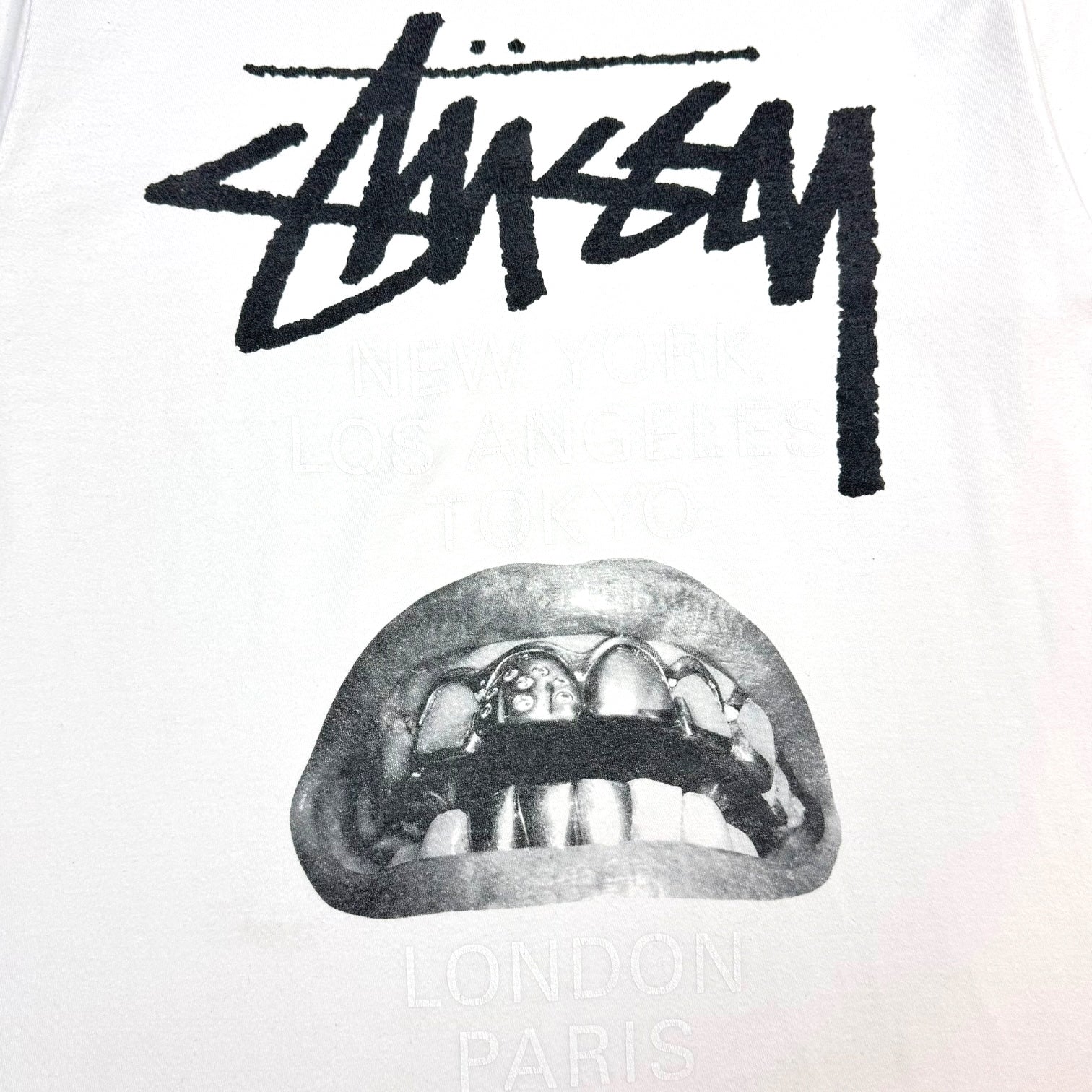 Stussy x Rick Owens World Tour Tee White