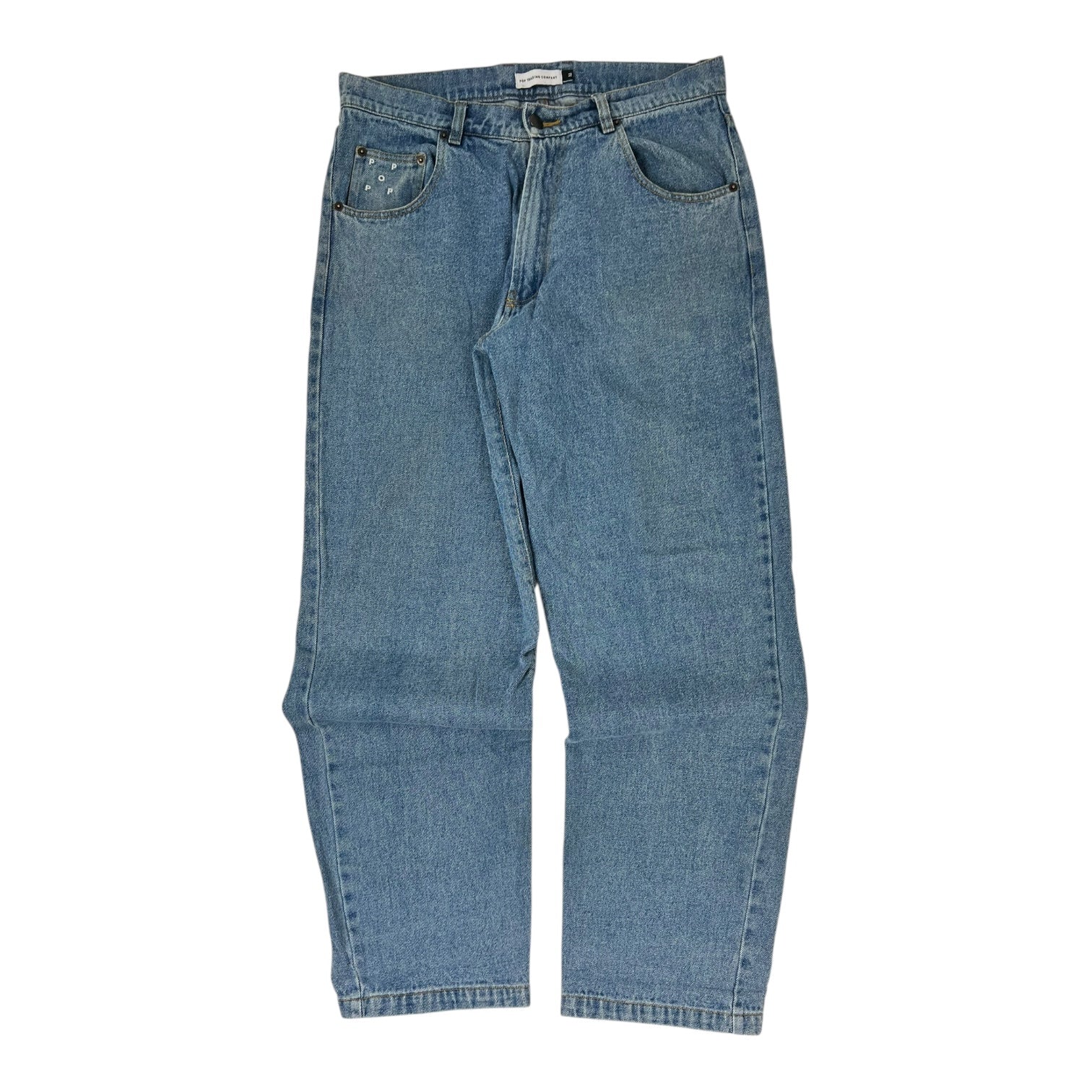 Pop Trading Company DRS Denim Pants Classic Stonewashed
