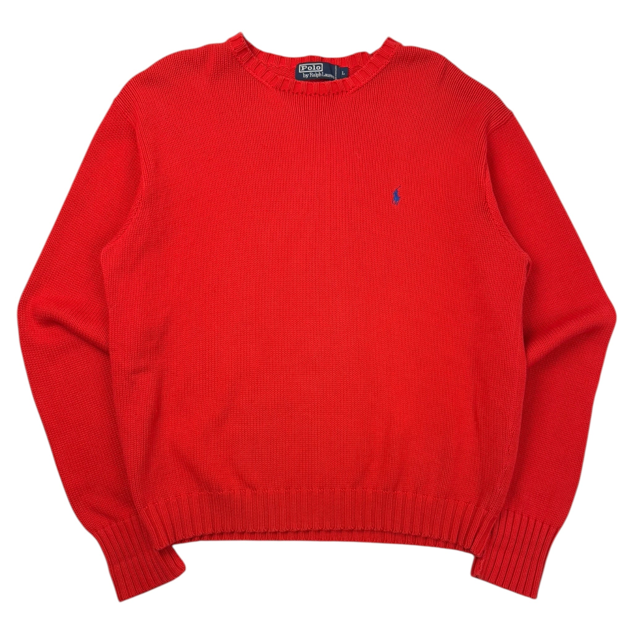 Vintage Polo Ralph Lauren Knit Deep Orange