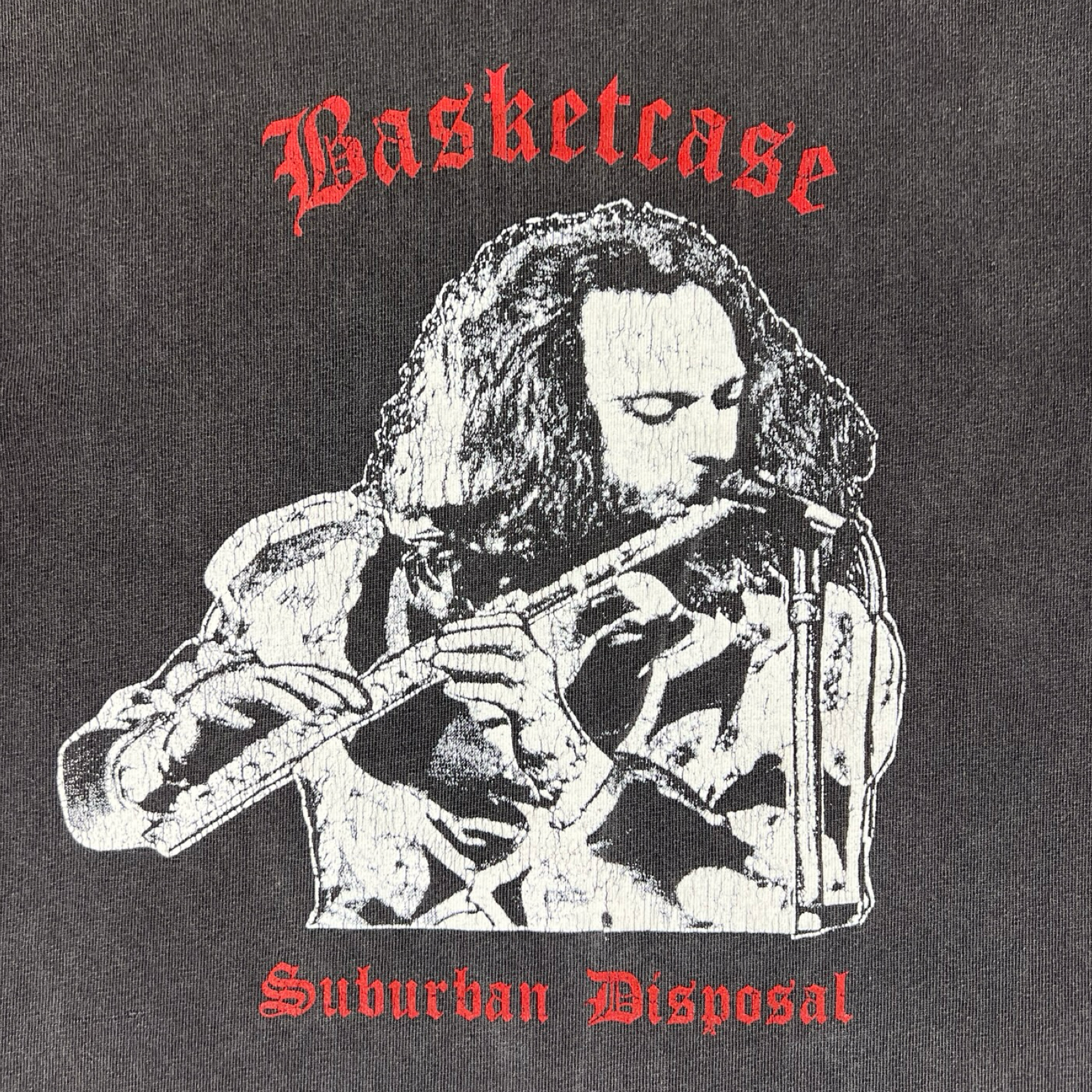 Basketcase Gallery Suburban Disposal Flute T-Shirt Black