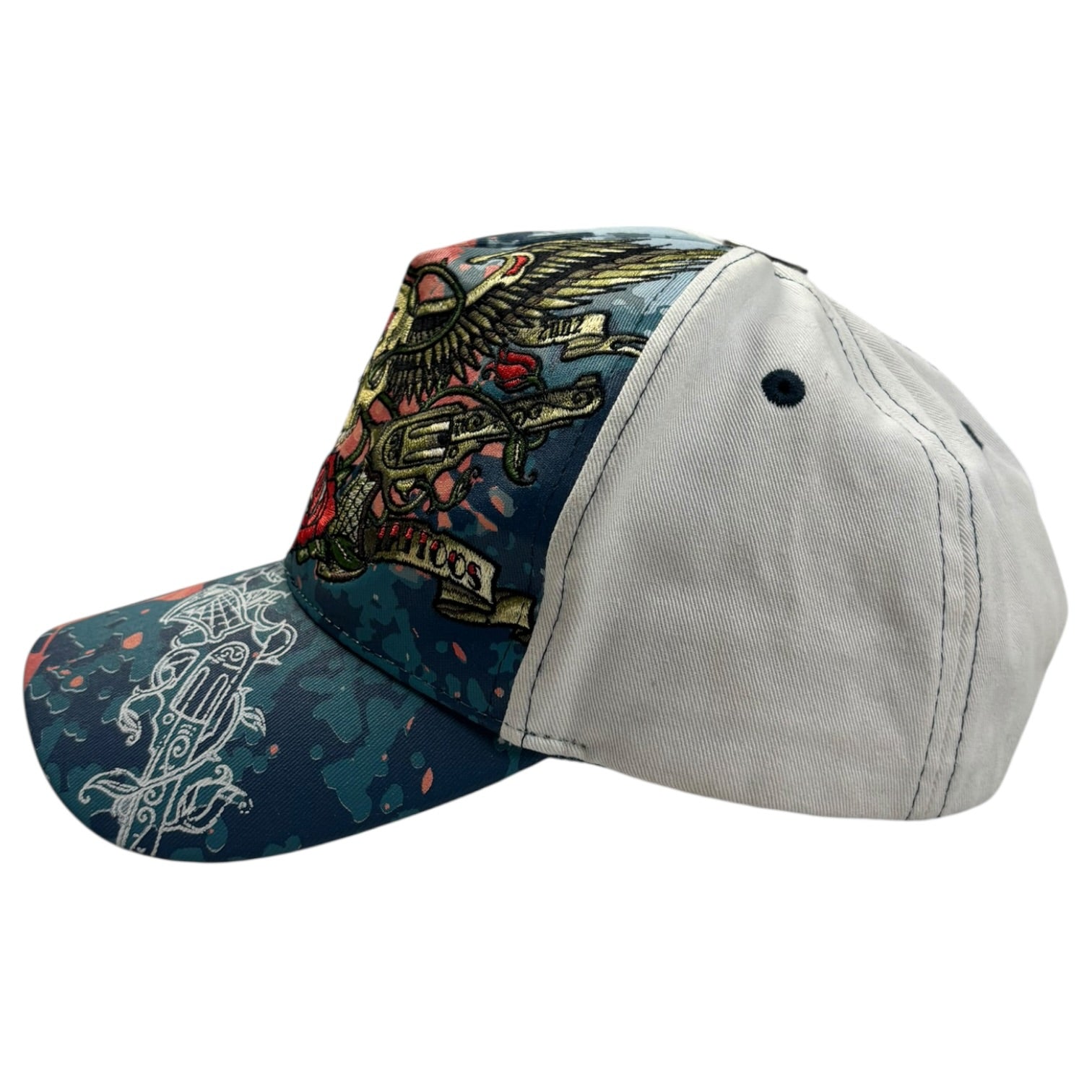 Y2K Bullseye Tattoos Cyber Hat