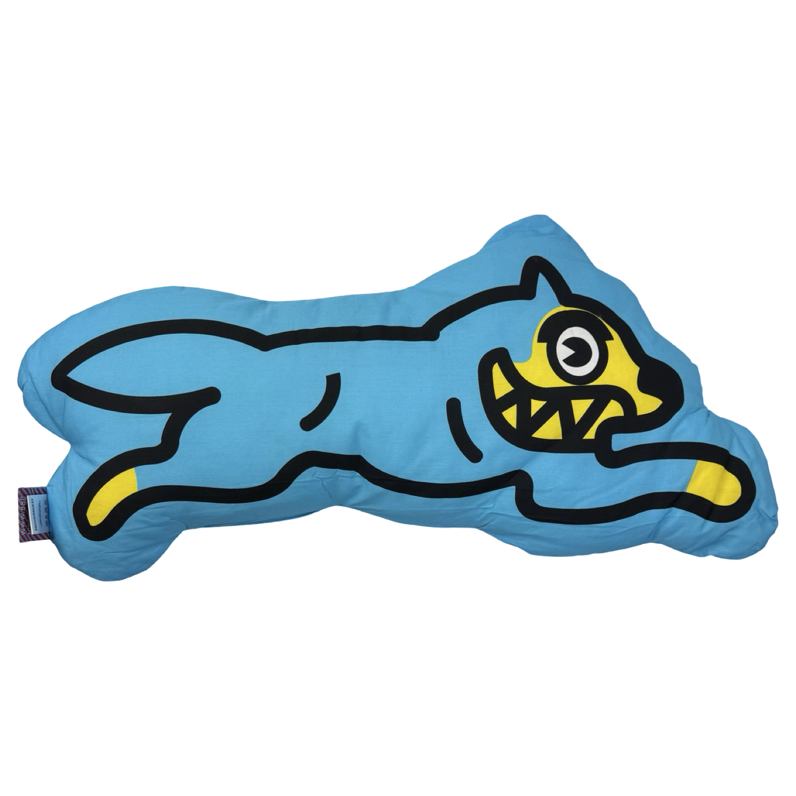 Ice Cream Running Dog Throw Pillow