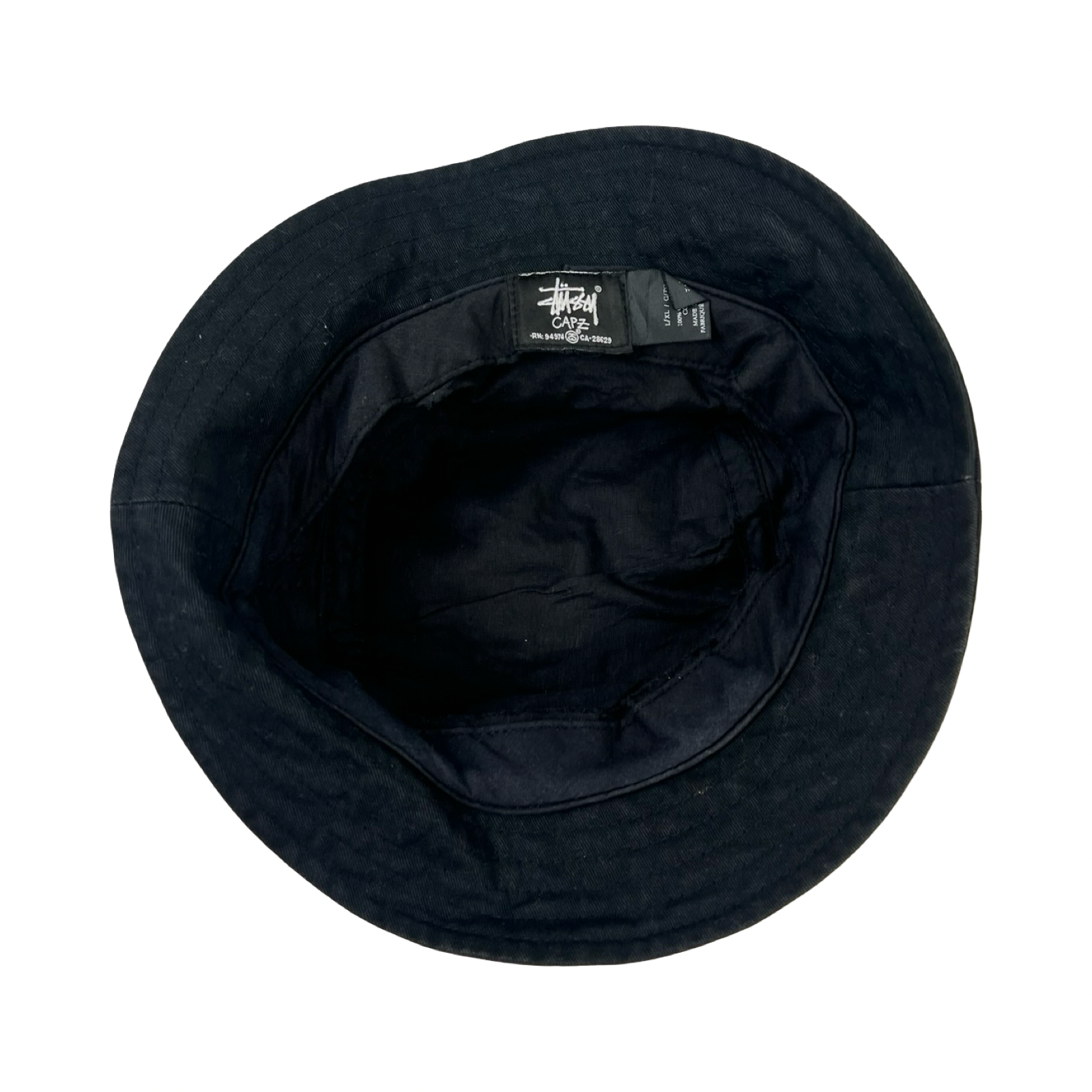 Stussy Stock Lock Bucket Hat Black