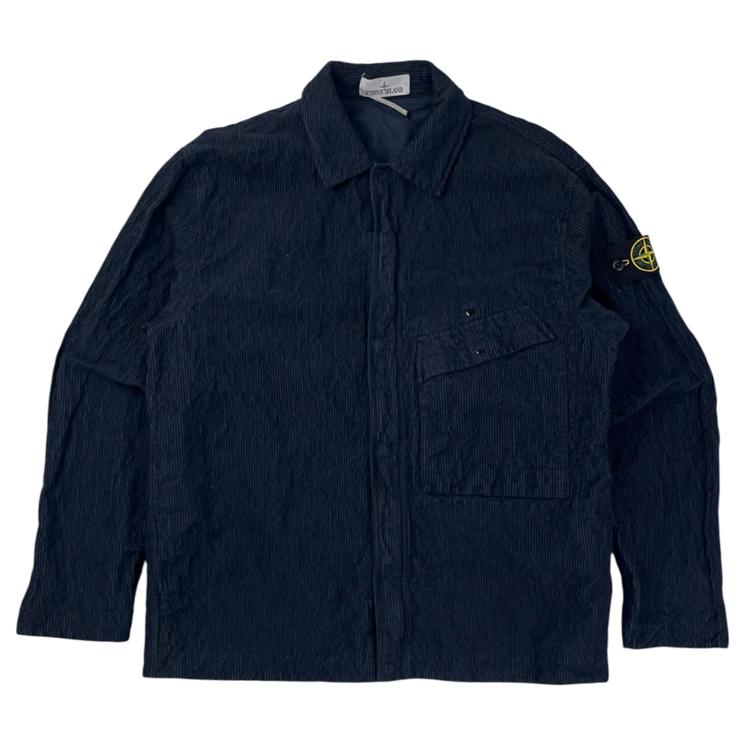 Stone Island Corduroy Compass Patch Overshirt