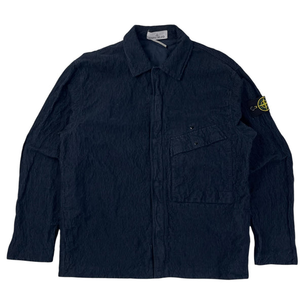 Stone Island Corduroy Compass Patch Overshirt