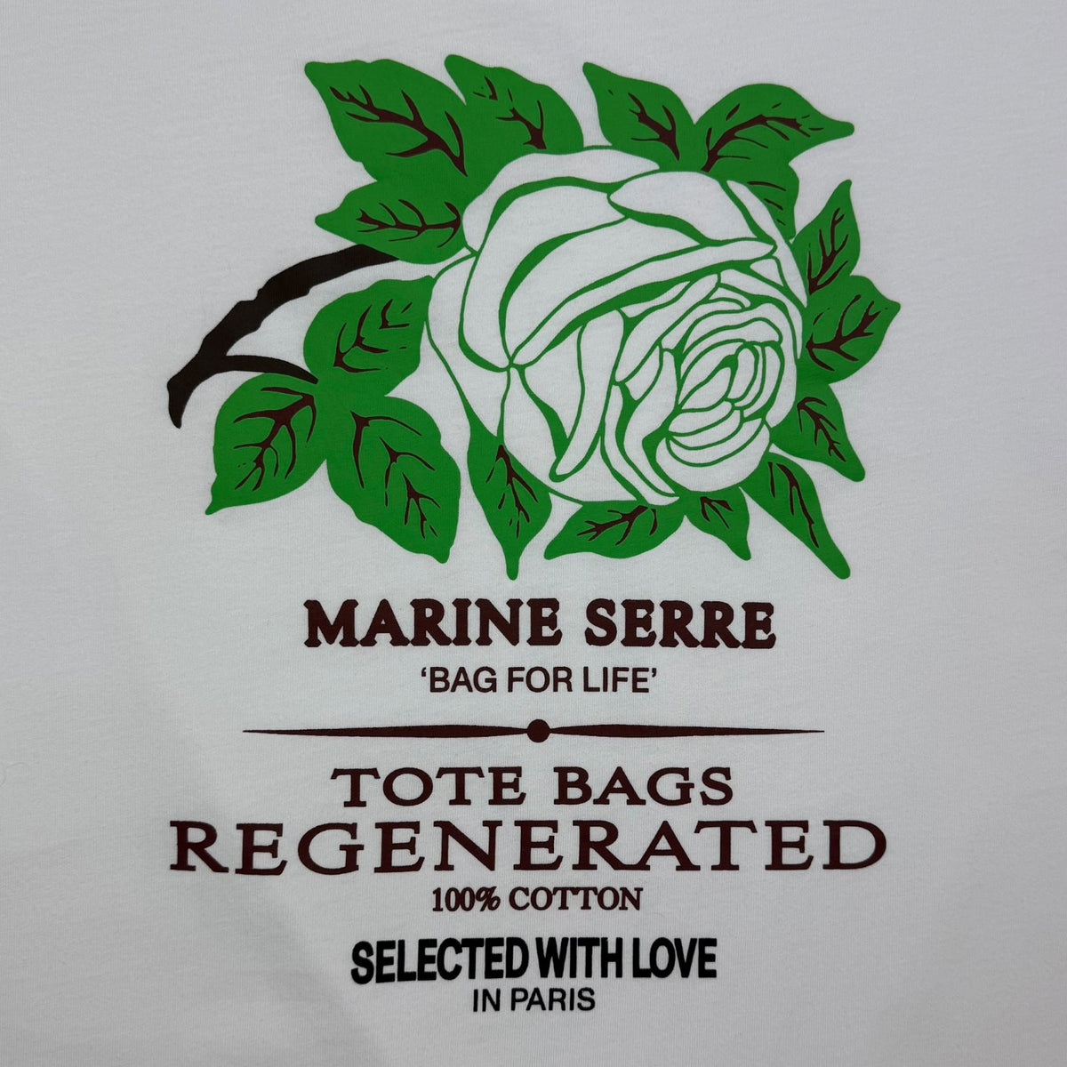 Marine Serre “Bag For Life” Tee White