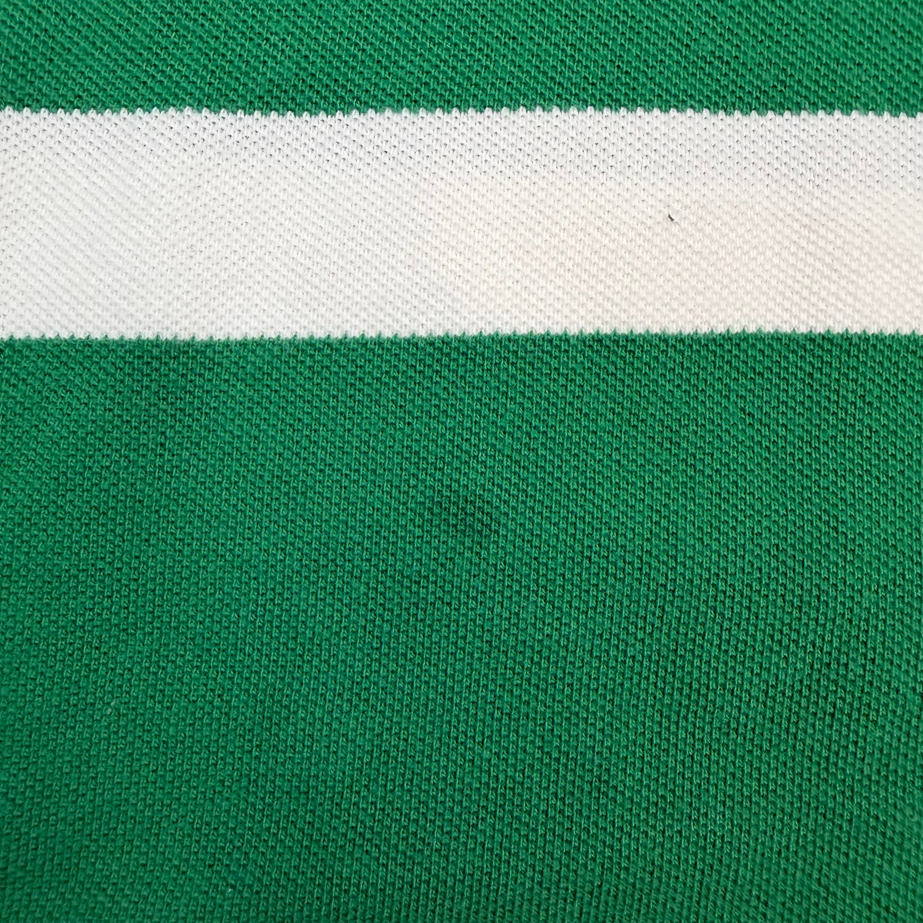 (W) Vintage Polo Ralph Lauren Striped Polo Green/White