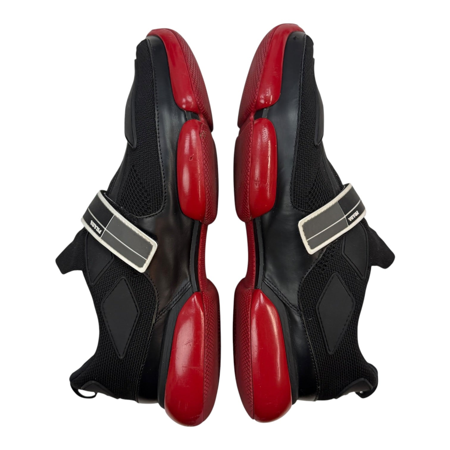 Prada Cloud Bust Contrast Velcro Black/Red (Used)