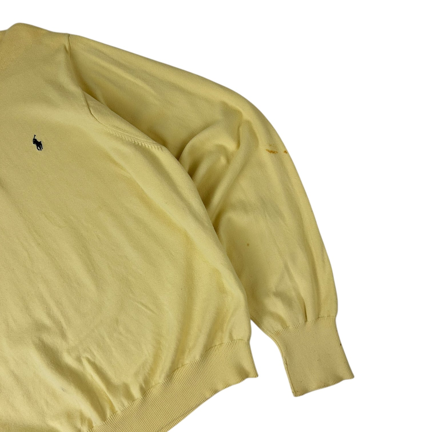 Vintage Polo Ralph Lauren Long Sleeve Polo Shirt Yellow