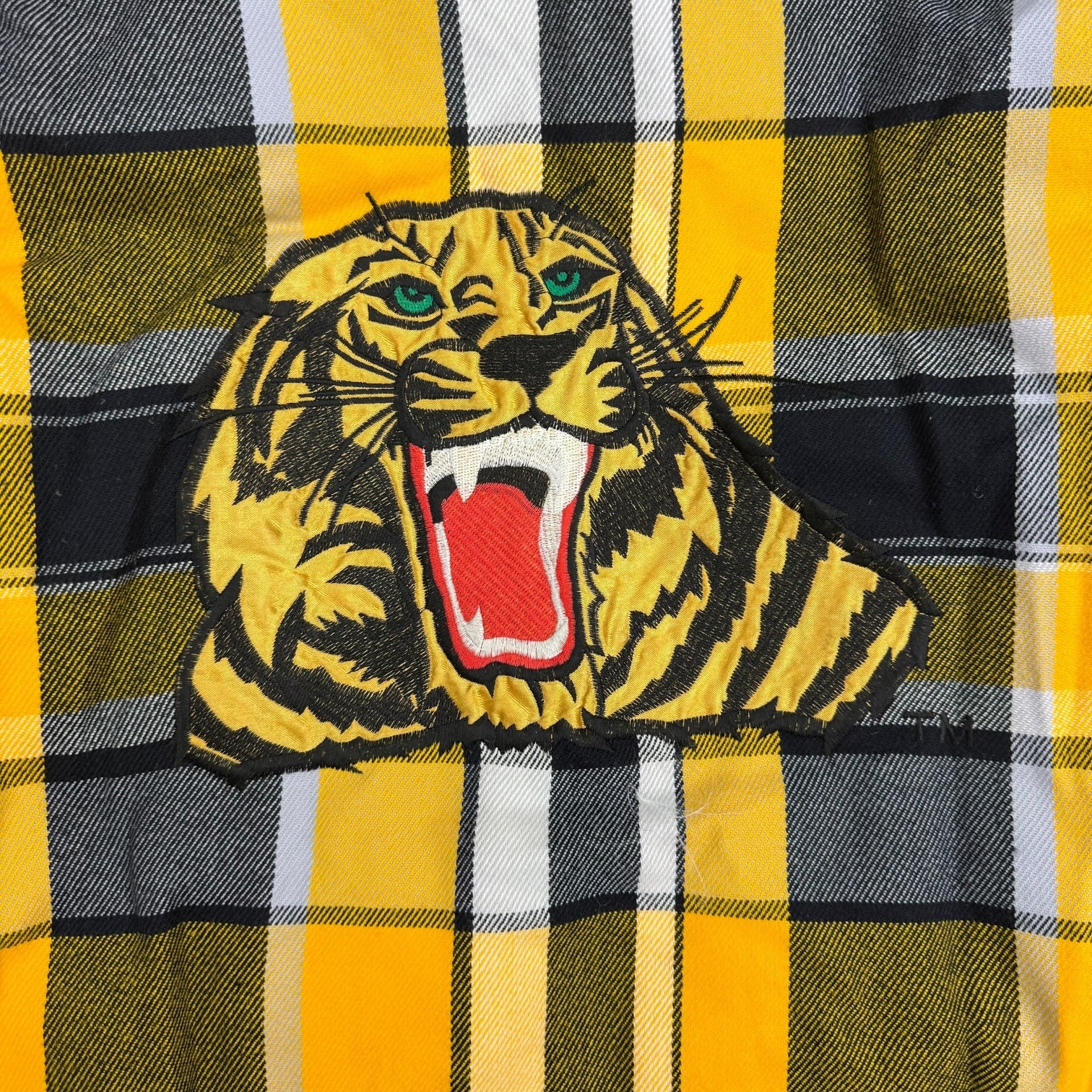 Vintage Grambling State Tigers Football Insulated Jacket Black/Yellow