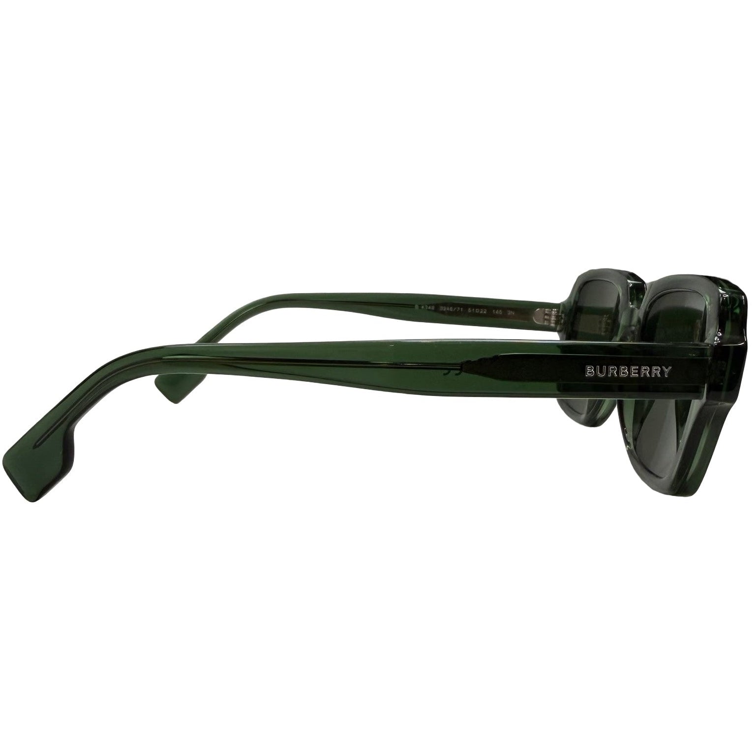 Burberry Eldon Square Frame Sunglasses Green