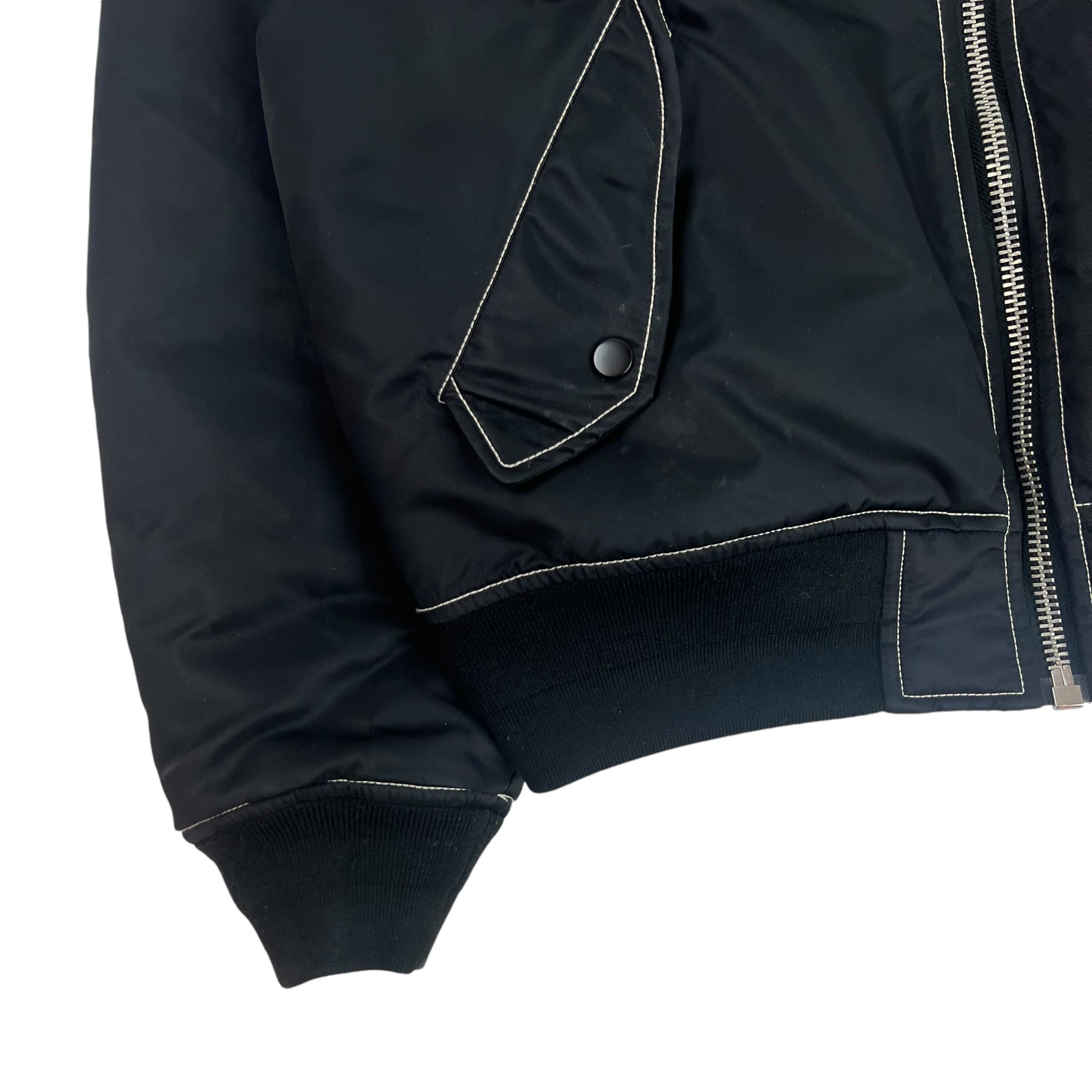 Stussy Built Reversible Bomber Jacket Black/Orange