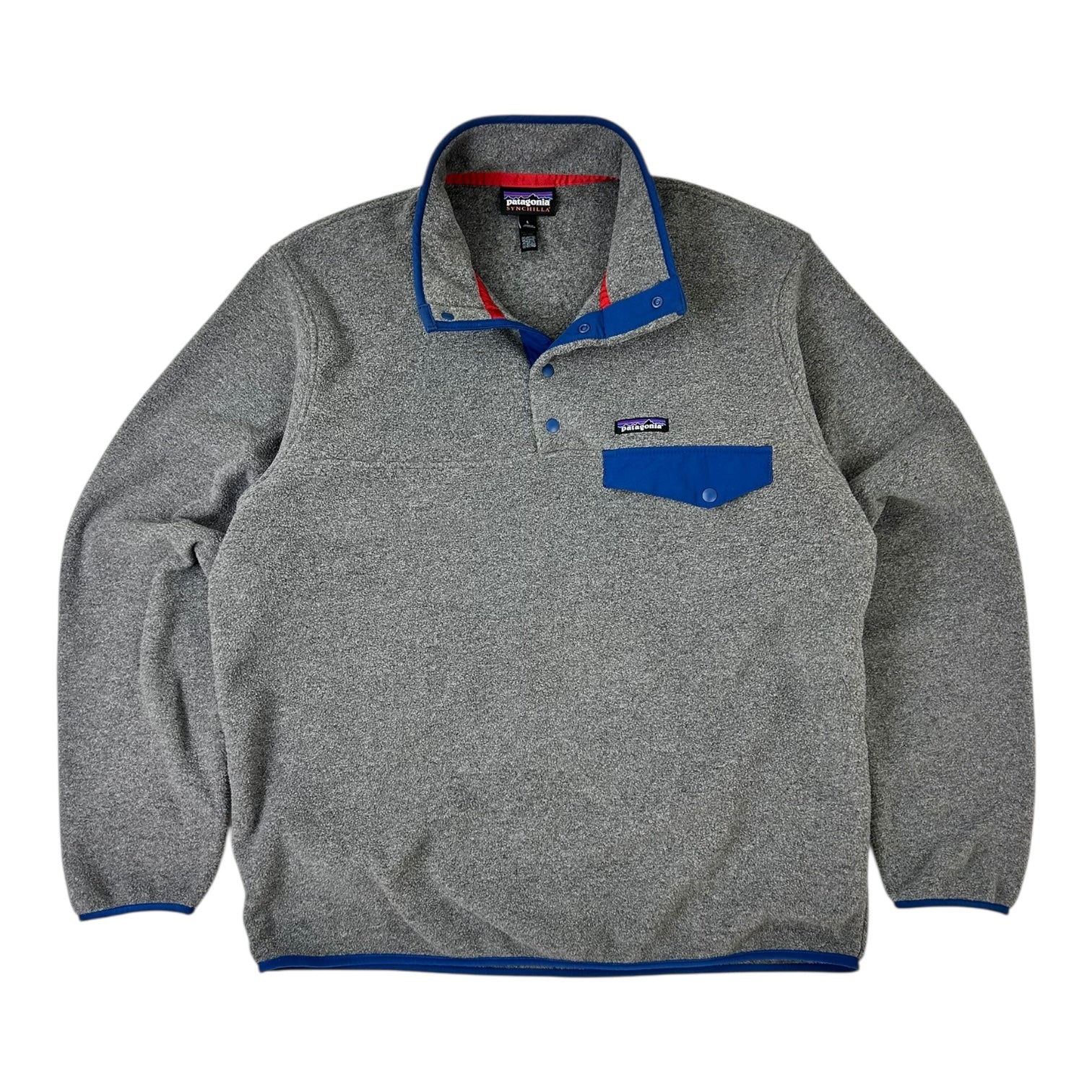 Patagonia Lightweight Synchilla Snap-T Fleece Pullover Grey