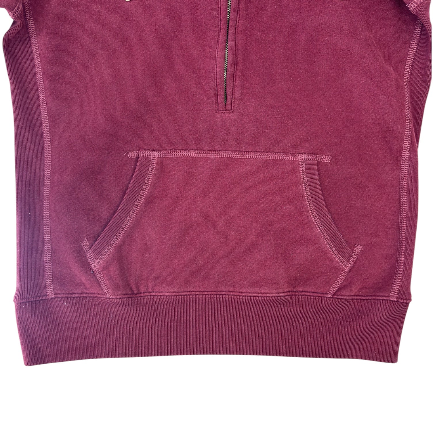 (W) Vintage Y2K Abercrombie Spellout Half Zip