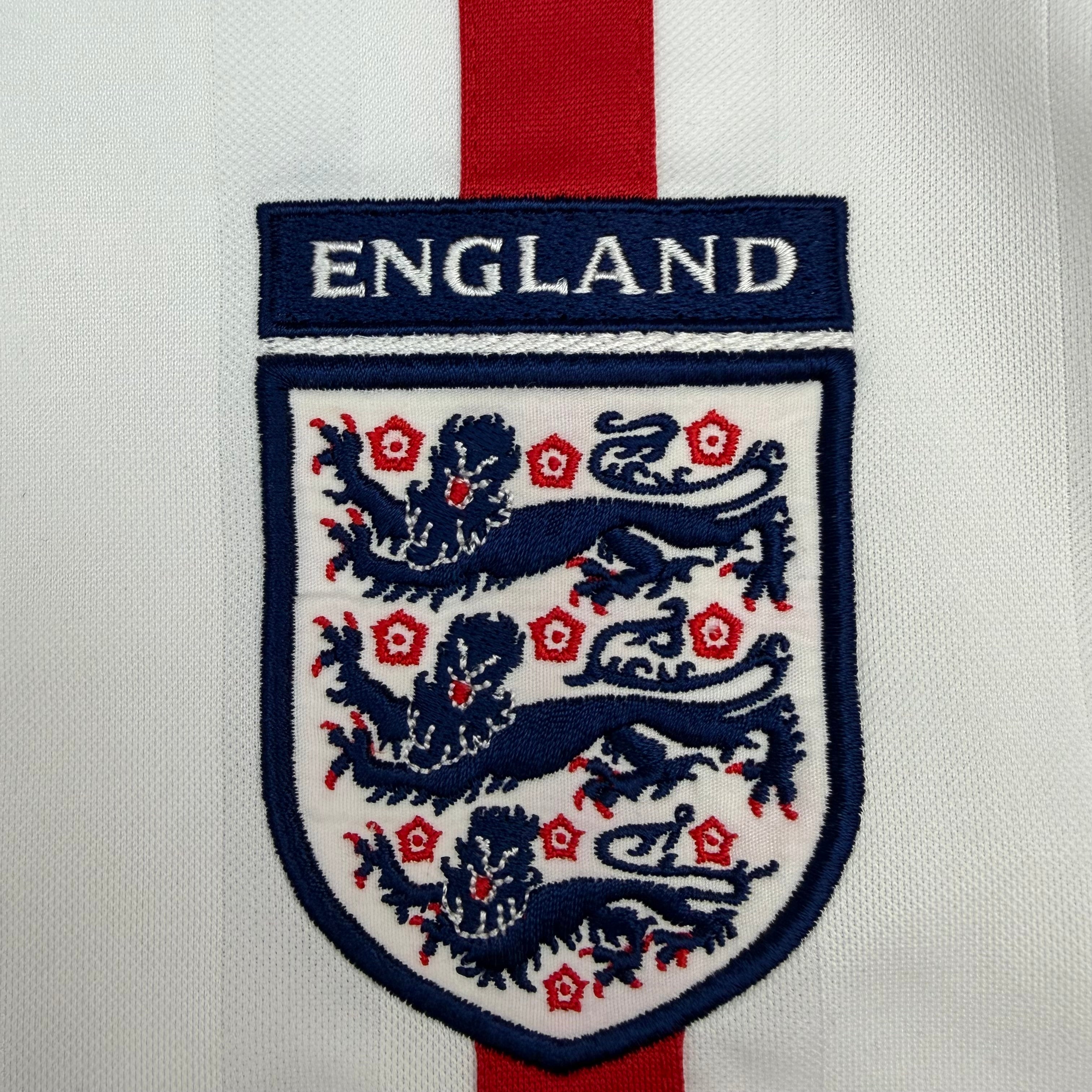 2001-03 Umbro England Home Jersey White